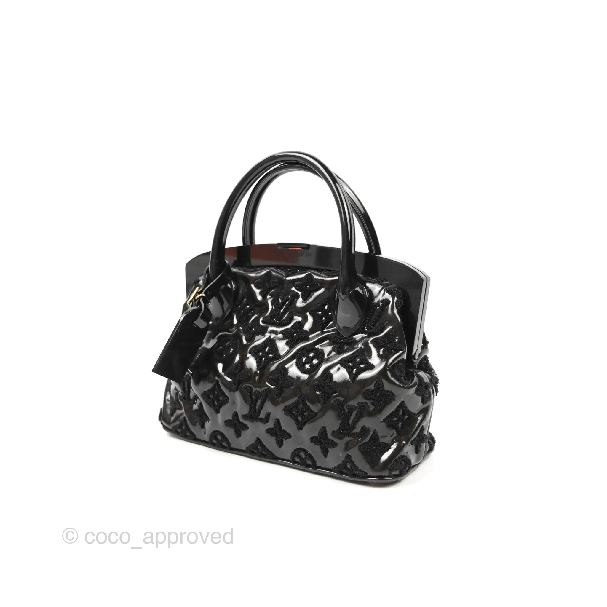 Louis Vuitton Fascination Lockit BB Frame Patent Black