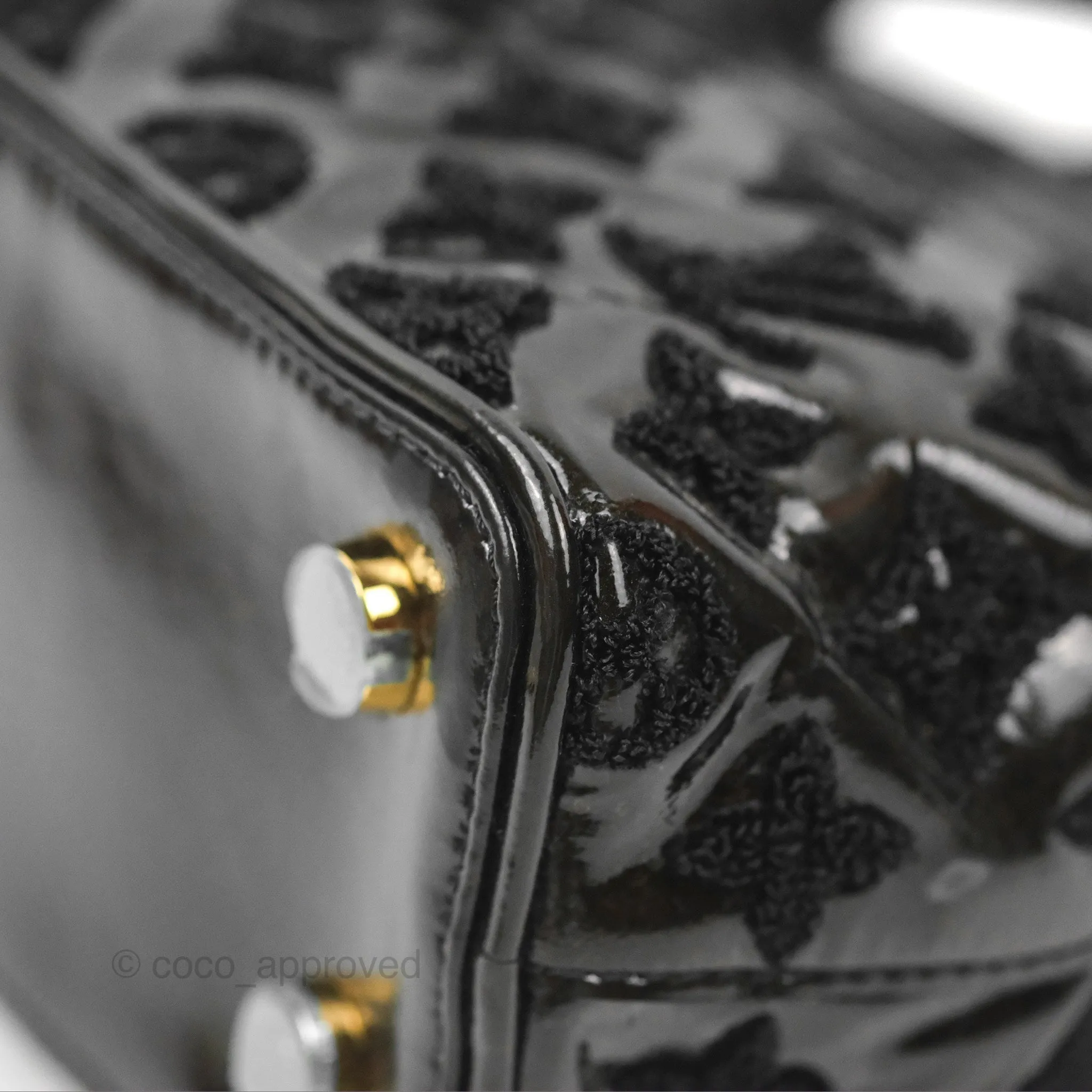 Louis Vuitton Fascination Lockit BB Frame Patent Black