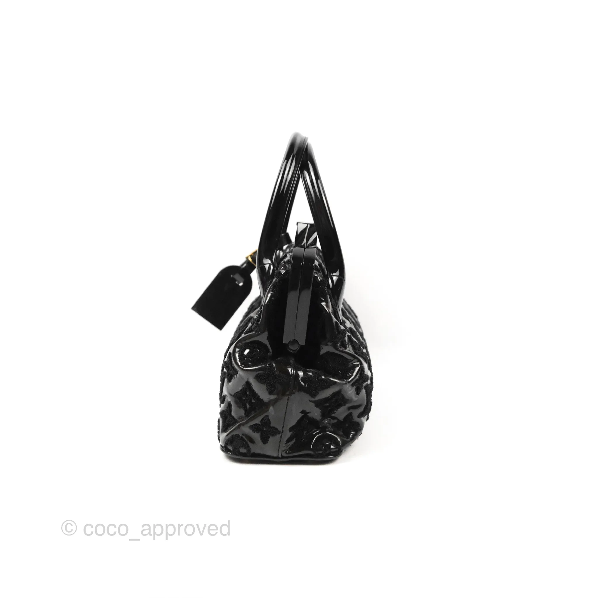 Louis Vuitton Fascination Lockit BB Frame Patent Black