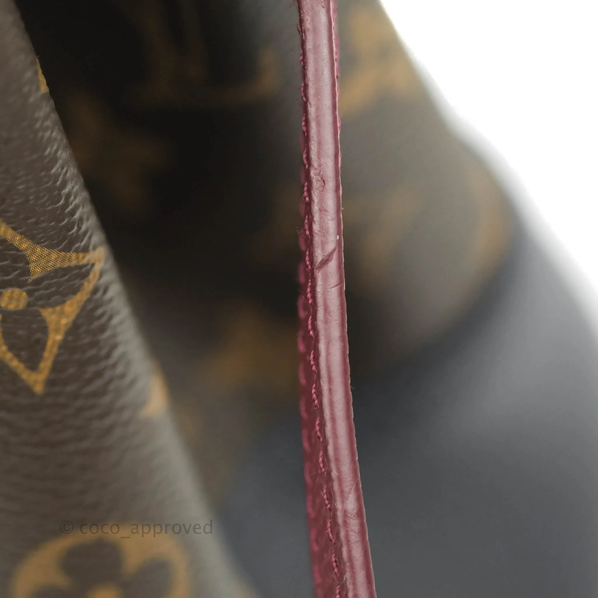 Louis Vuitton Flandrin Monogram Navy Burgundy Tote Bag