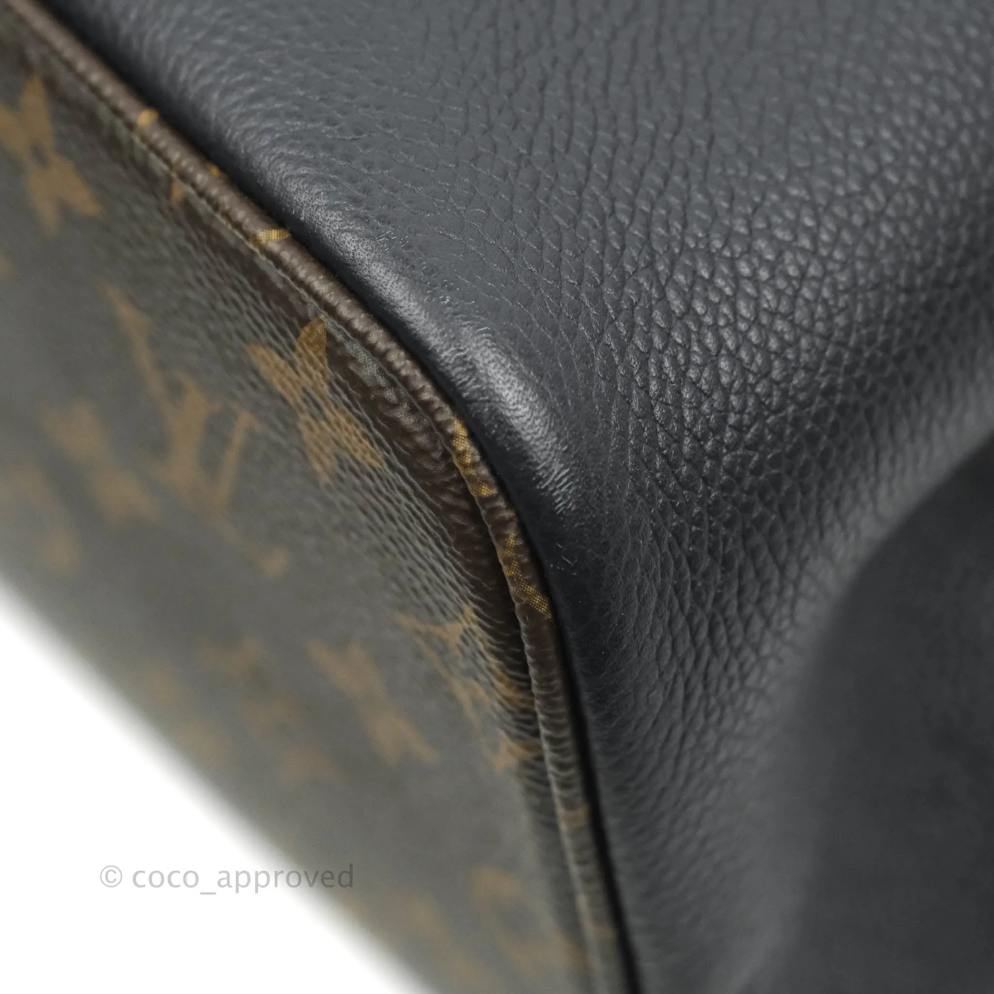 Louis Vuitton Flandrin Monogram Navy Burgundy Tote Bag