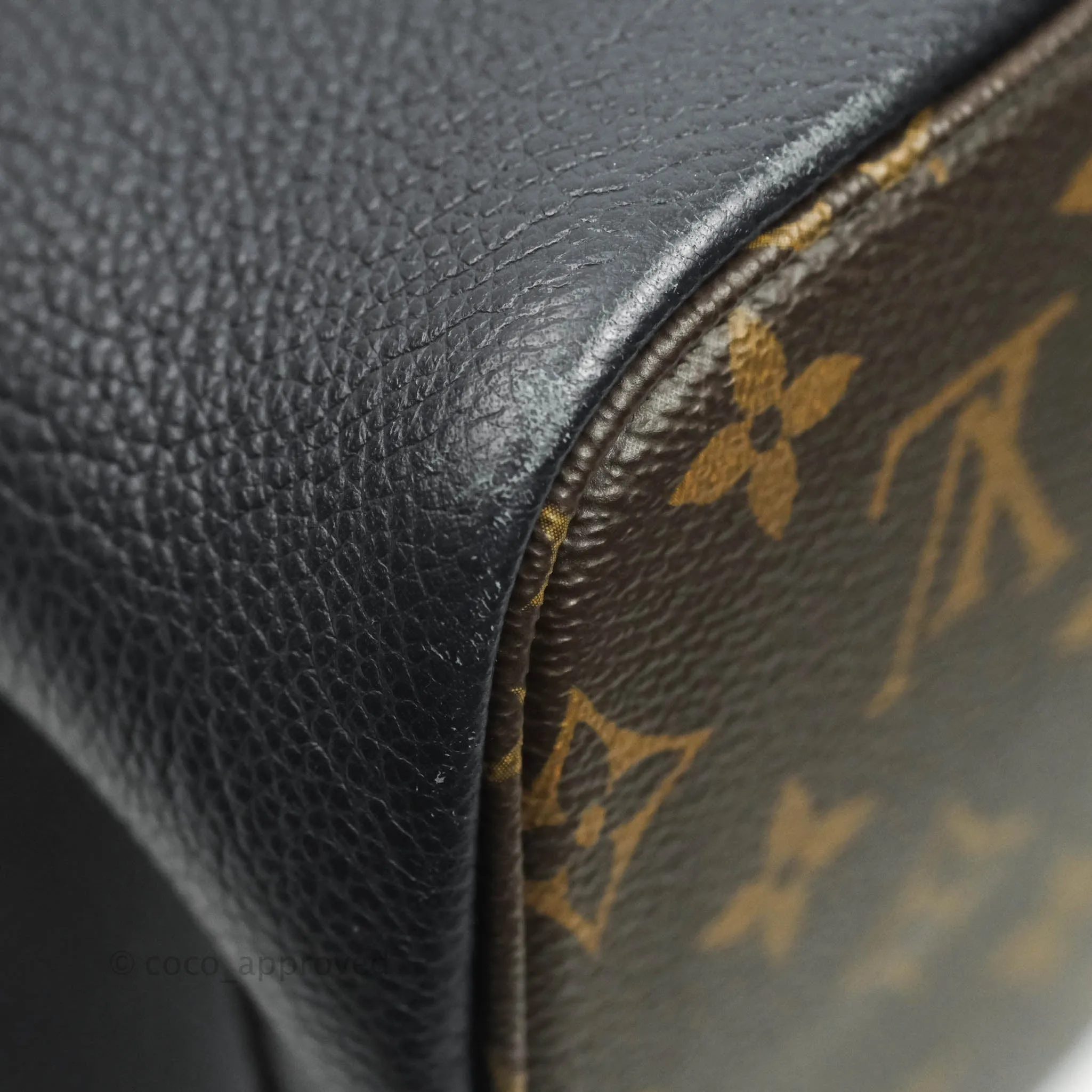 Louis Vuitton Flandrin Monogram Navy Burgundy Tote Bag