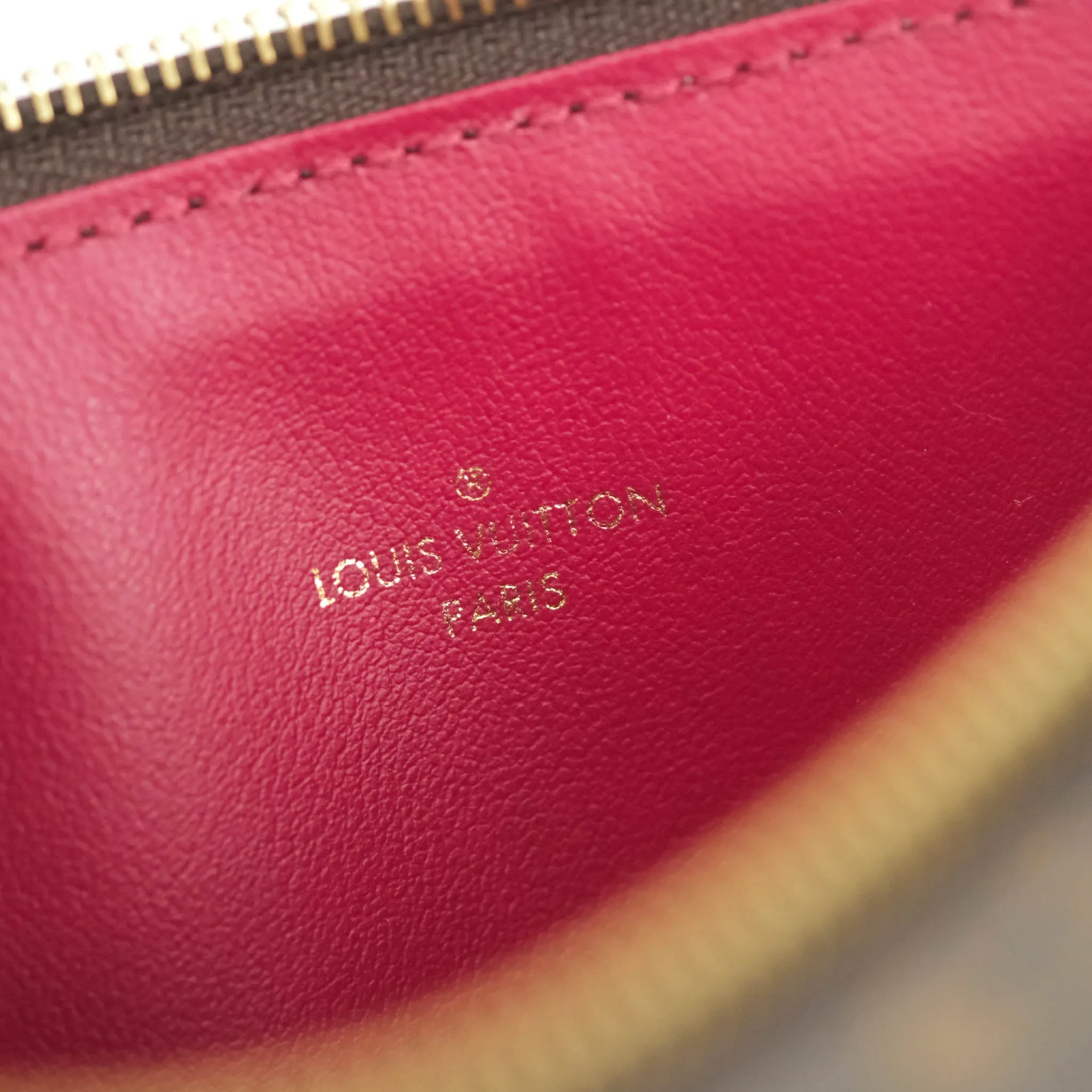 Louis Vuitton Flicie Pochette Monogram Canvas Fuchsia Pink