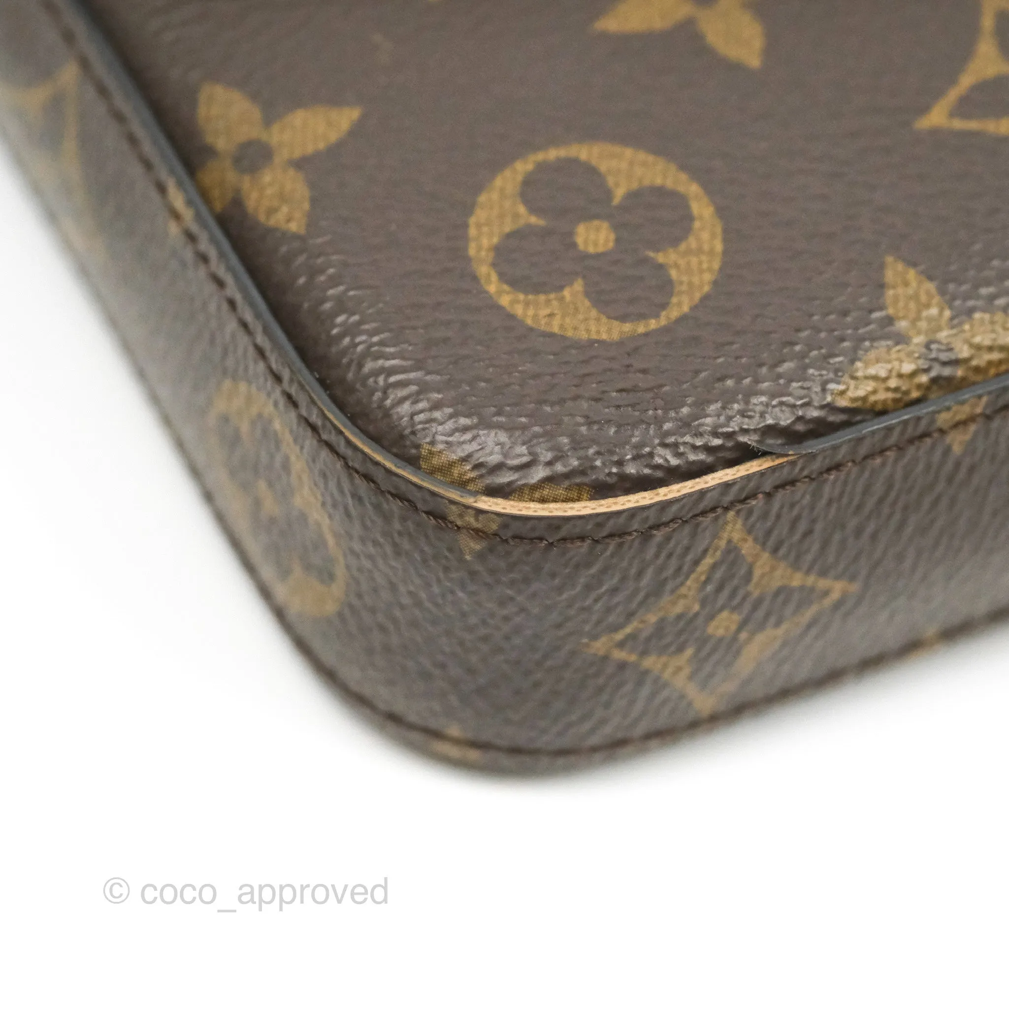 Louis Vuitton Flicie Pochette Monogram Canvas Fuchsia Pink