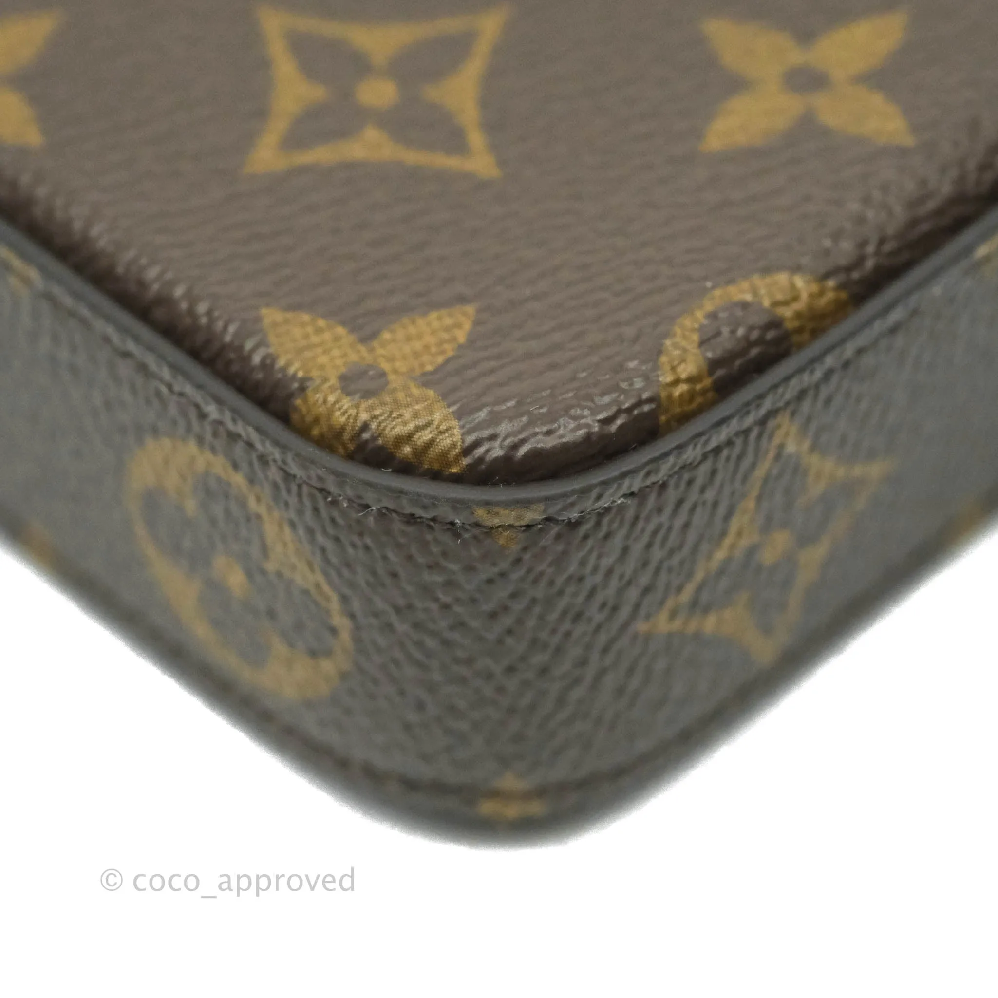 Louis Vuitton Flicie Pochette Monogram Canvas Fuchsia Pink