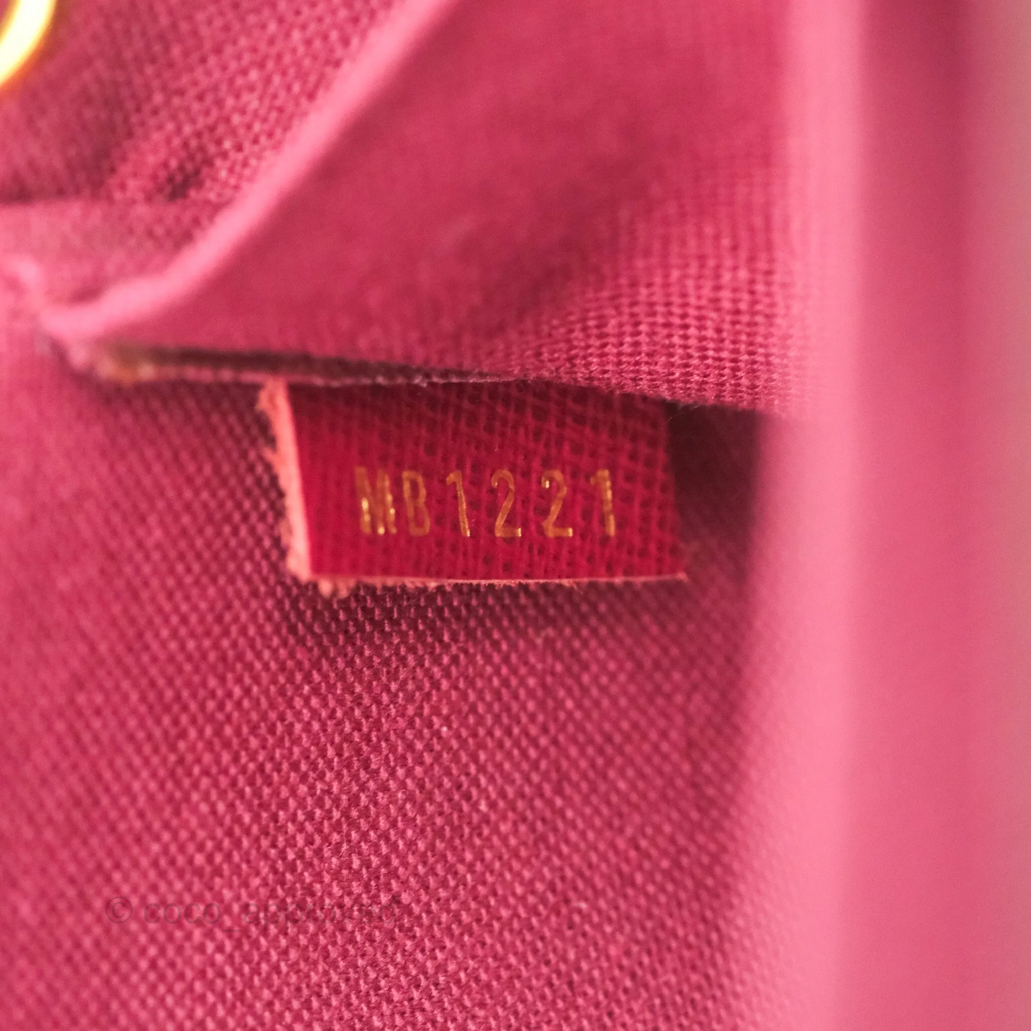 Louis Vuitton Flicie Pochette Monogram Canvas Fuchsia Pink