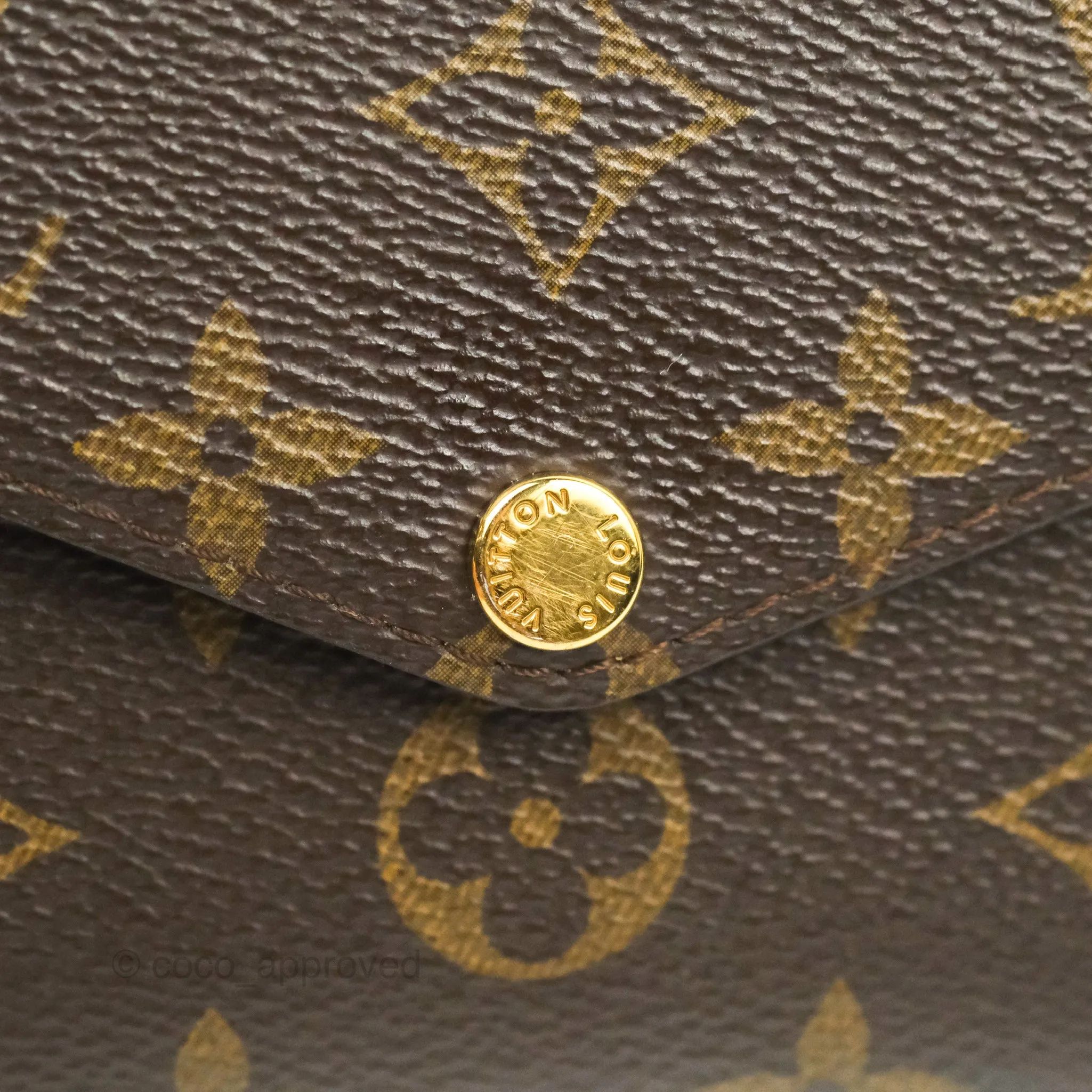 Louis Vuitton Flicie Pochette Monogram Canvas Fuchsia Pink