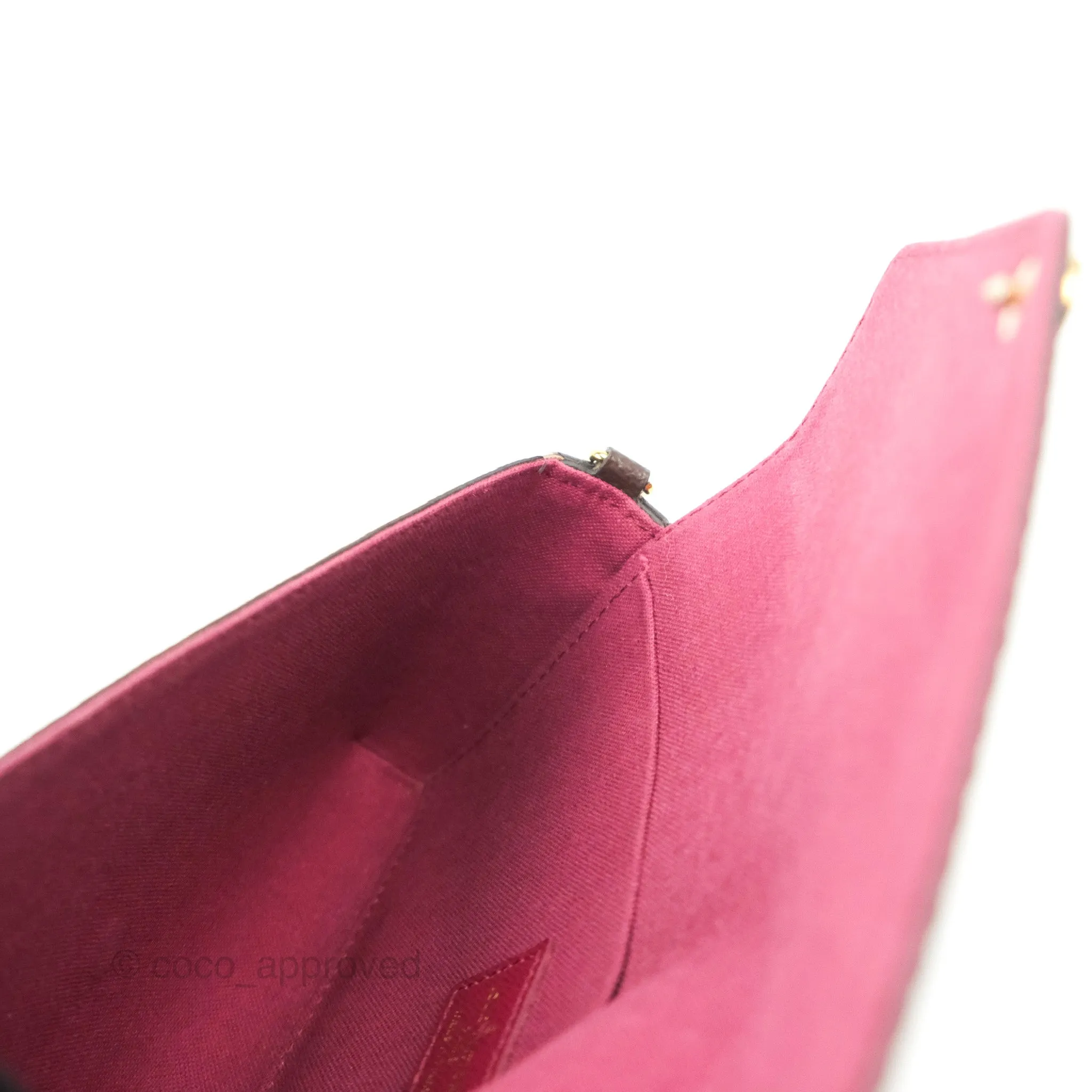 Louis Vuitton Flicie Pochette Monogram Canvas Fuchsia Pink