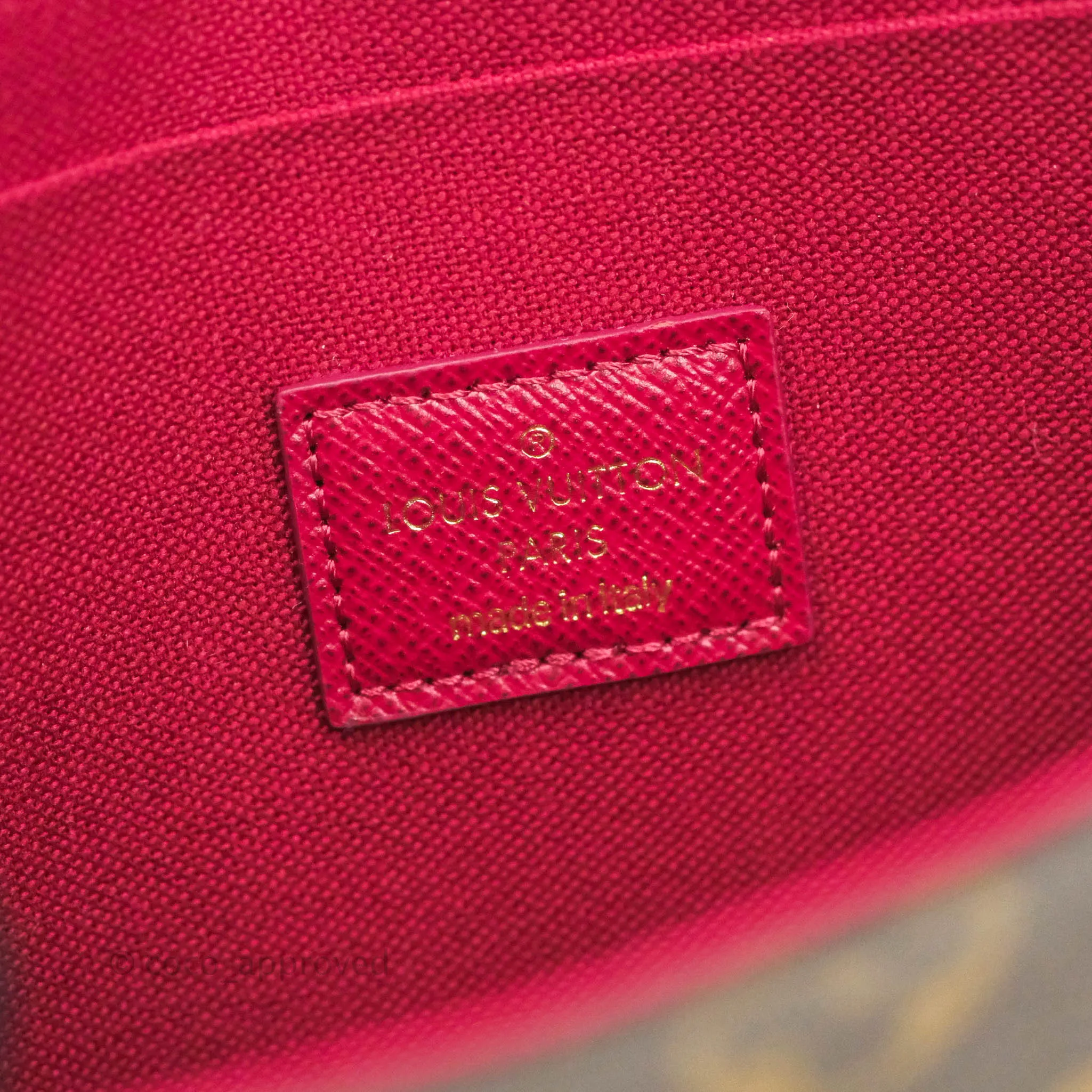 Louis Vuitton Flicie Pochette Monogram Canvas Fuchsia Pink