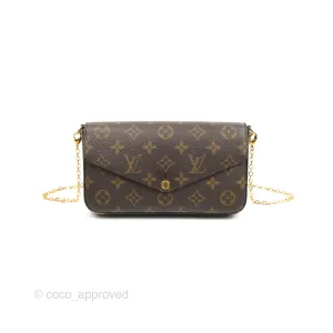 Louis Vuitton Flicie Pochette Monogram Canvas Fuchsia Pink