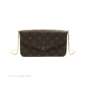 Louis Vuitton Flicie Pochette Monogram Canvas Fuchsia Pink