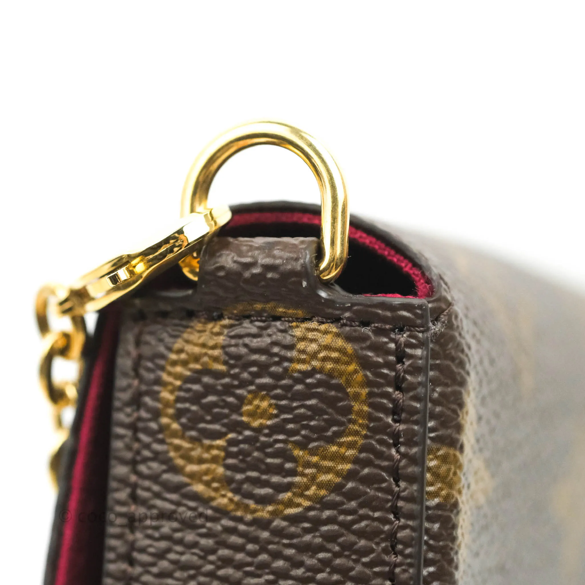 Louis Vuitton Flicie Pochette Monogram Canvas Fuchsia Pink