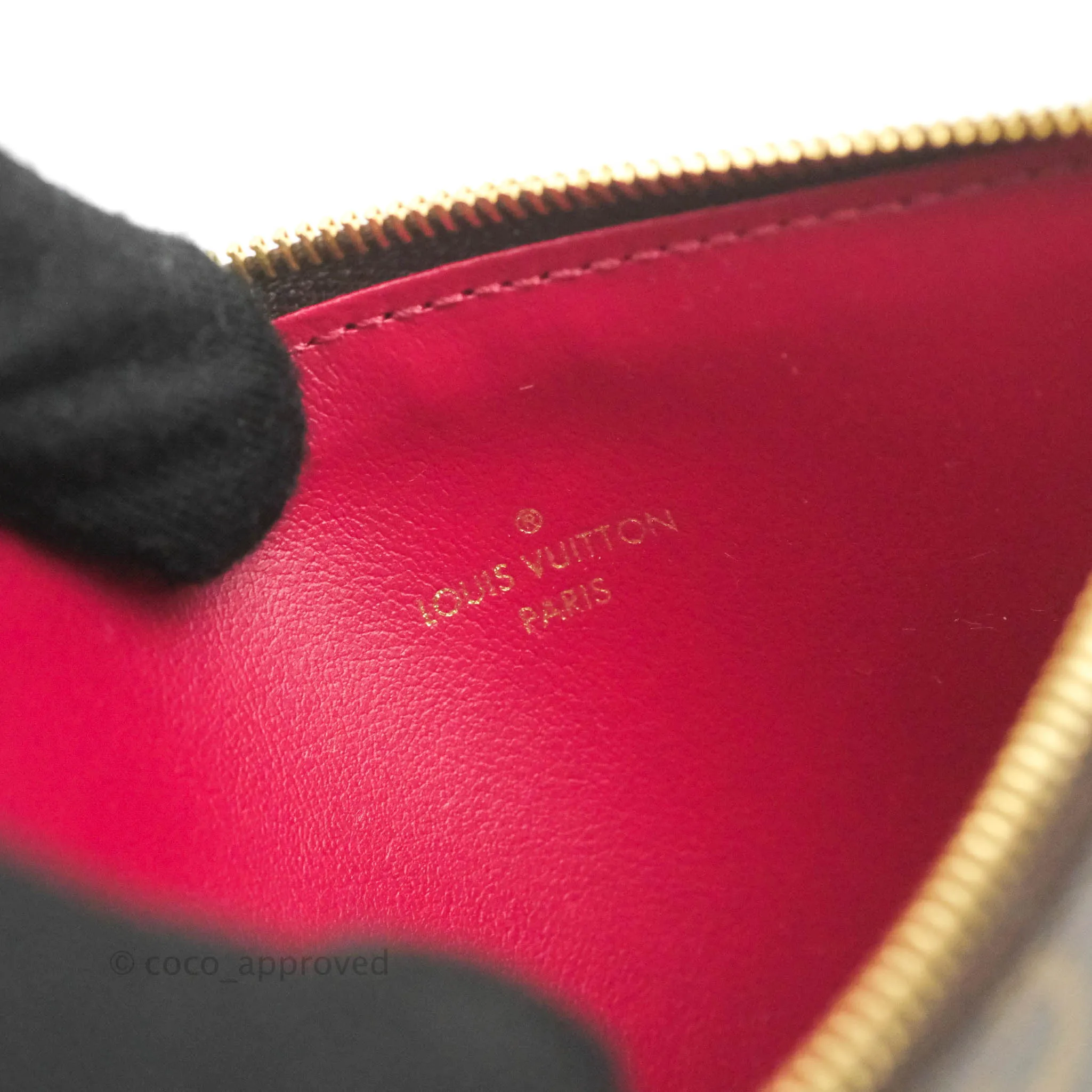 Louis Vuitton Flicie Pochette Monogram Canvas Fuchsia Pink