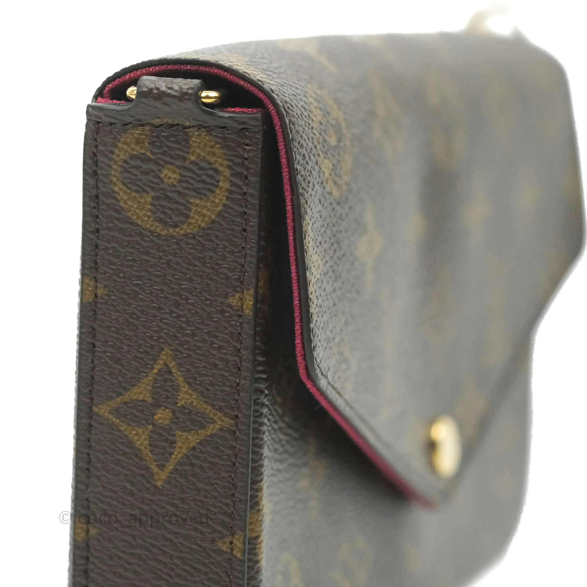 Louis Vuitton Flicie Pochette Monogram Canvas Fuchsia Pink