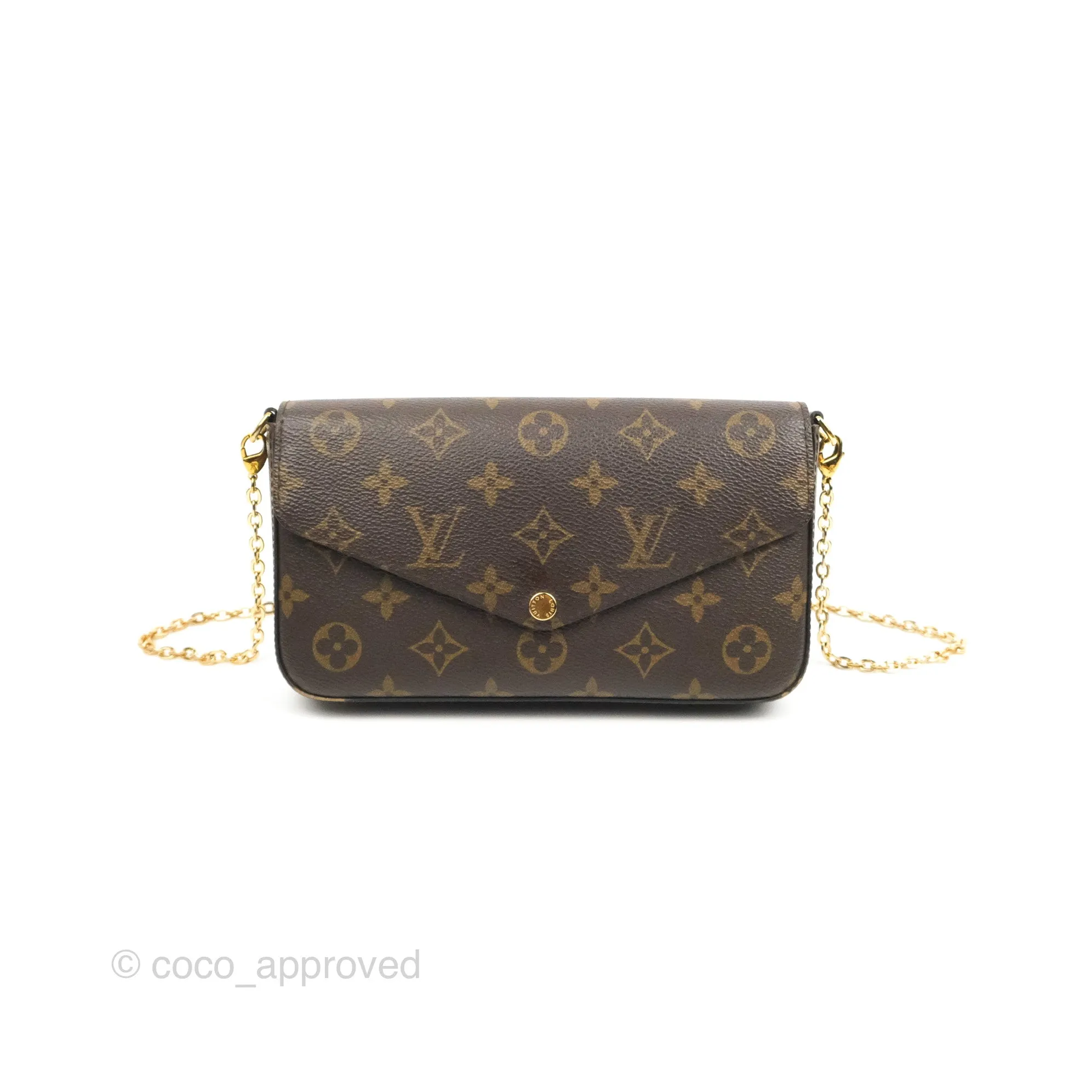 Louis Vuitton Flicie Pochette Monogram Canvas Fuchsia Pink