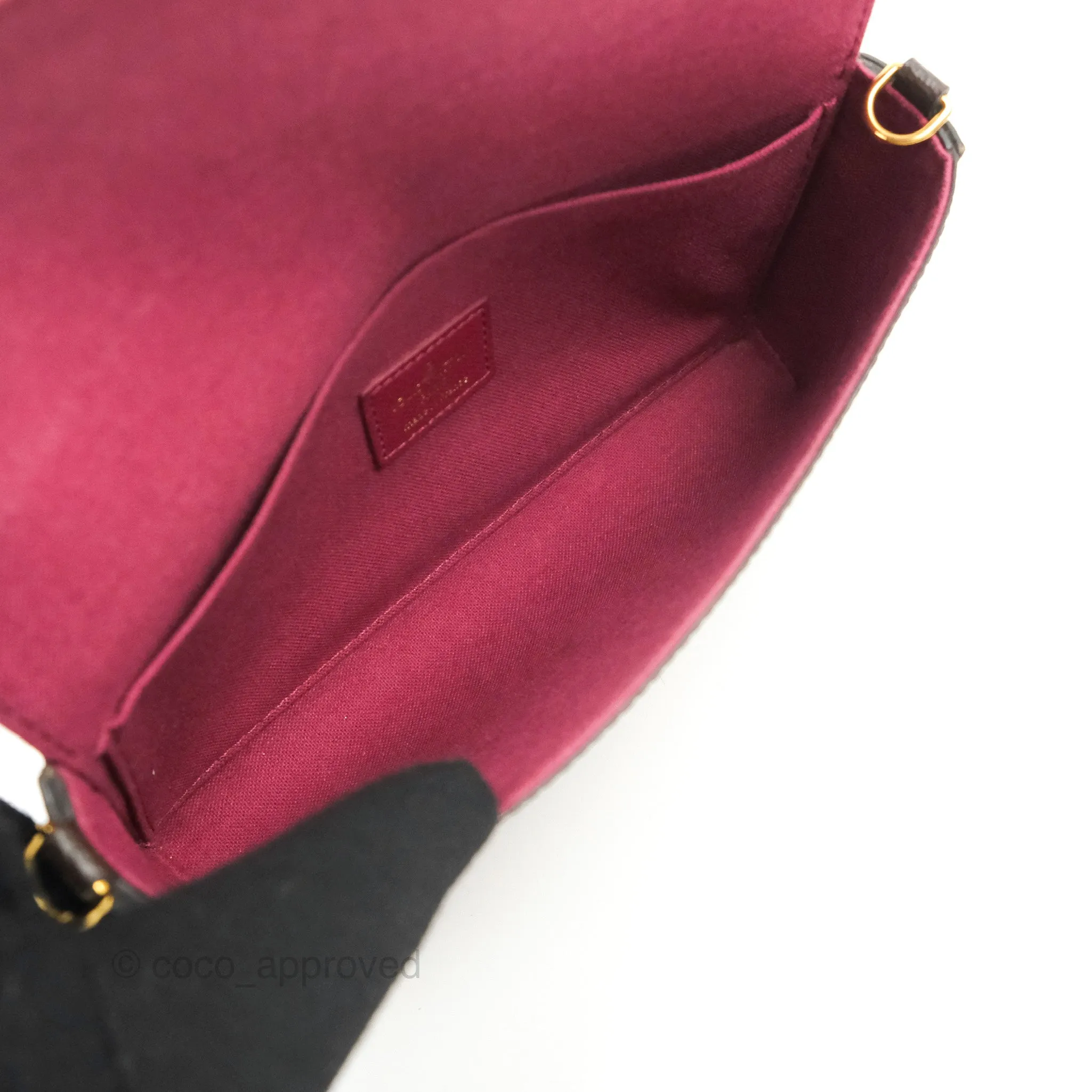Louis Vuitton Flicie Pochette Monogram Canvas Fuchsia Pink