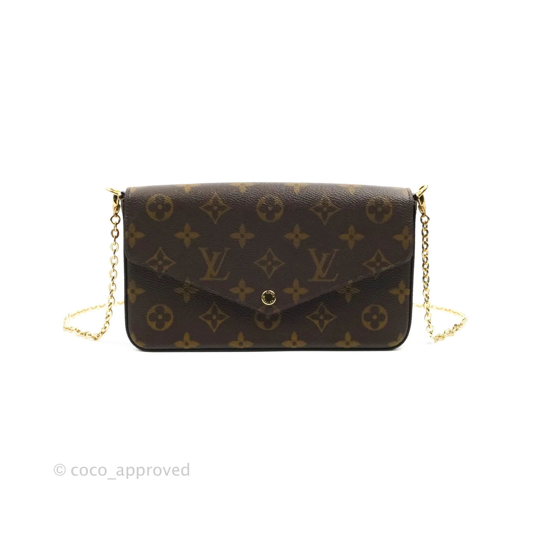 Louis Vuitton Flicie Pochette Monogram Canvas Fuchsia Pink