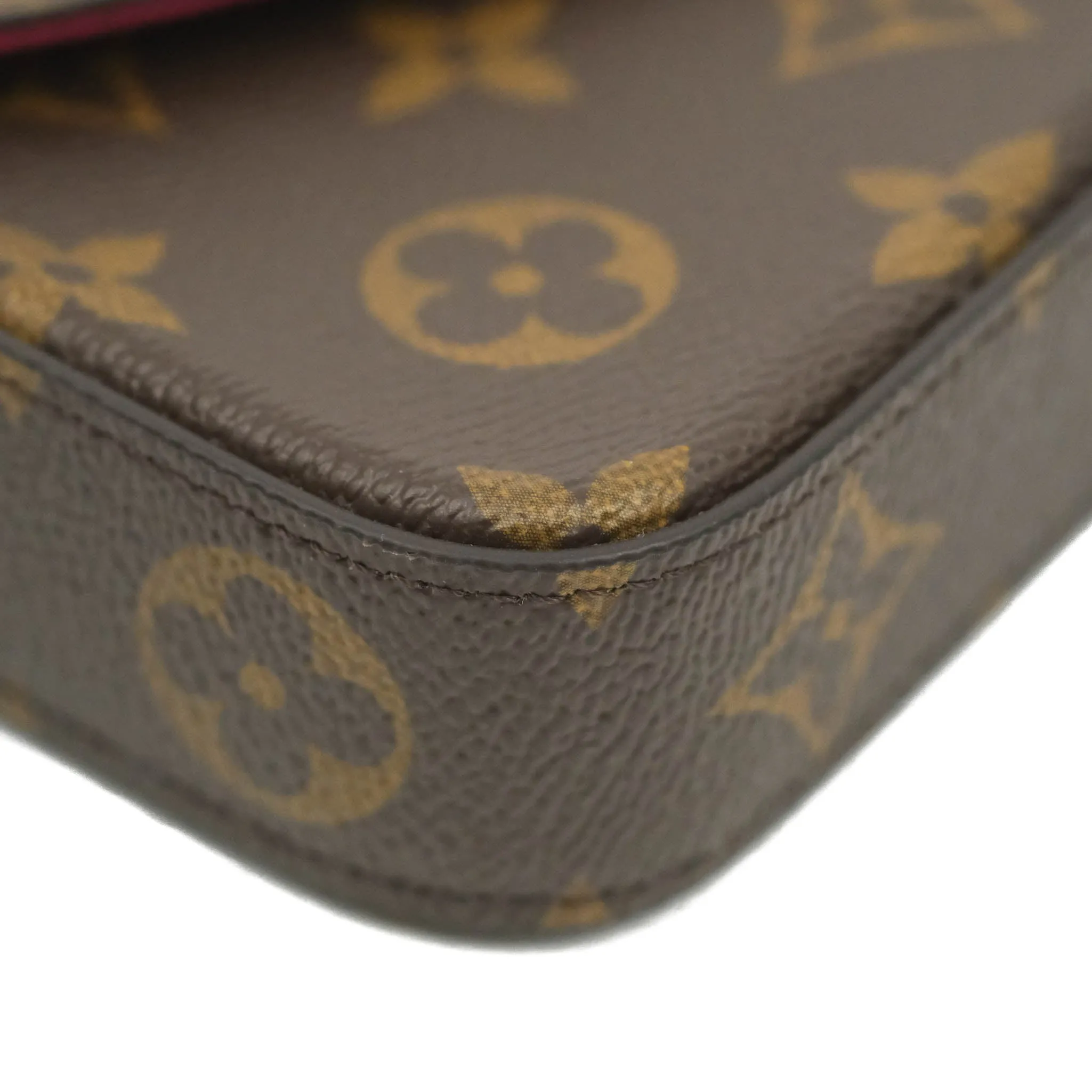 Louis Vuitton Flicie Pochette Monogram Canvas Fuchsia Pink