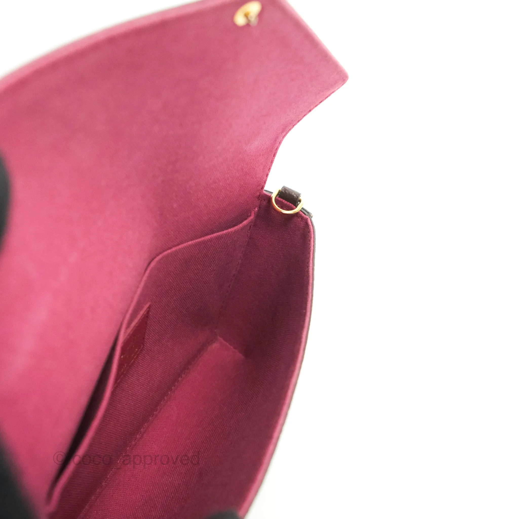 Louis Vuitton Flicie Pochette Monogram Canvas Fuchsia Pink
