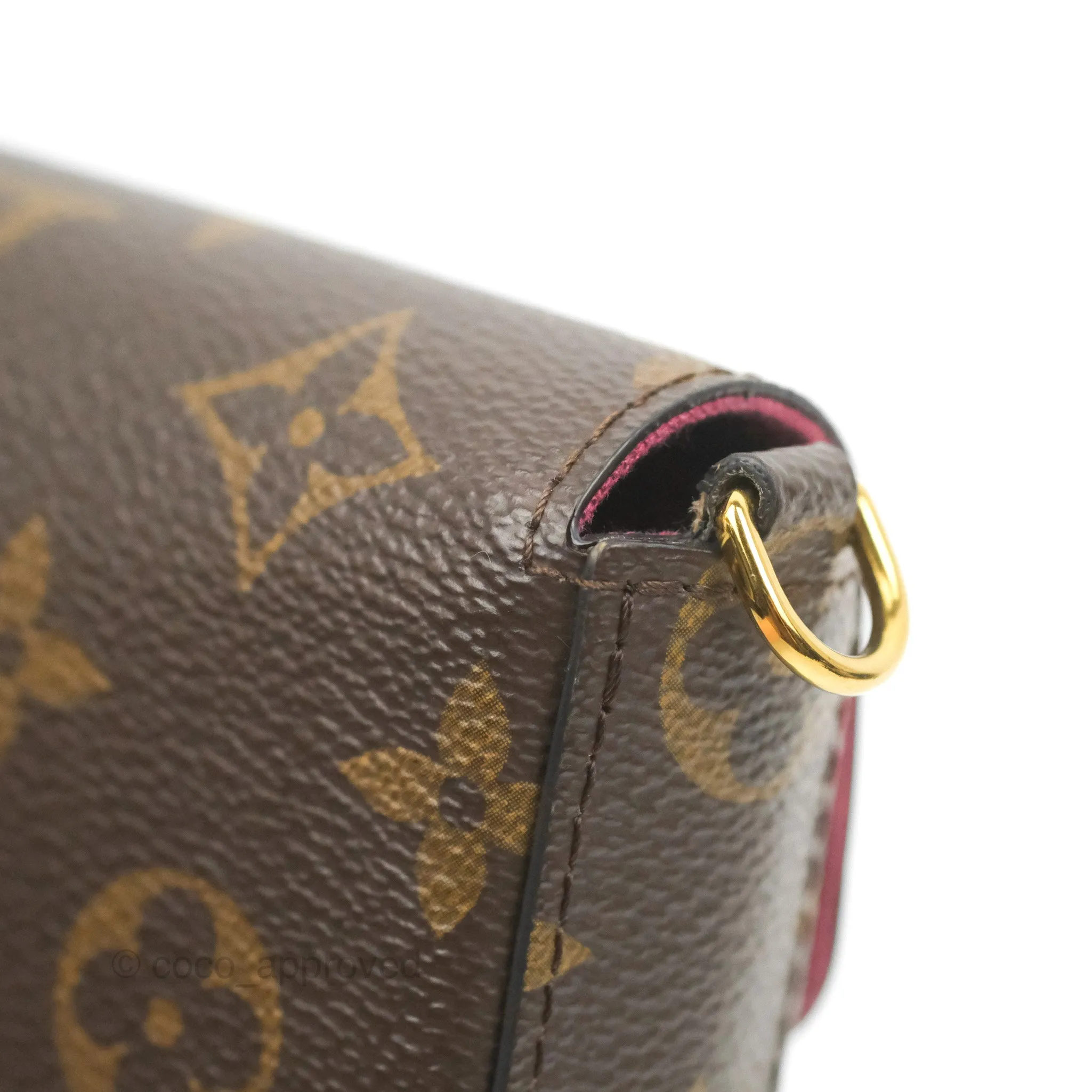 Louis Vuitton Flicie Pochette Monogram Canvas Fuchsia Pink