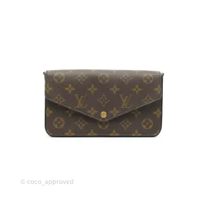 Louis Vuitton Flicie Pochette Monogram Canvas Fuchsia Pink