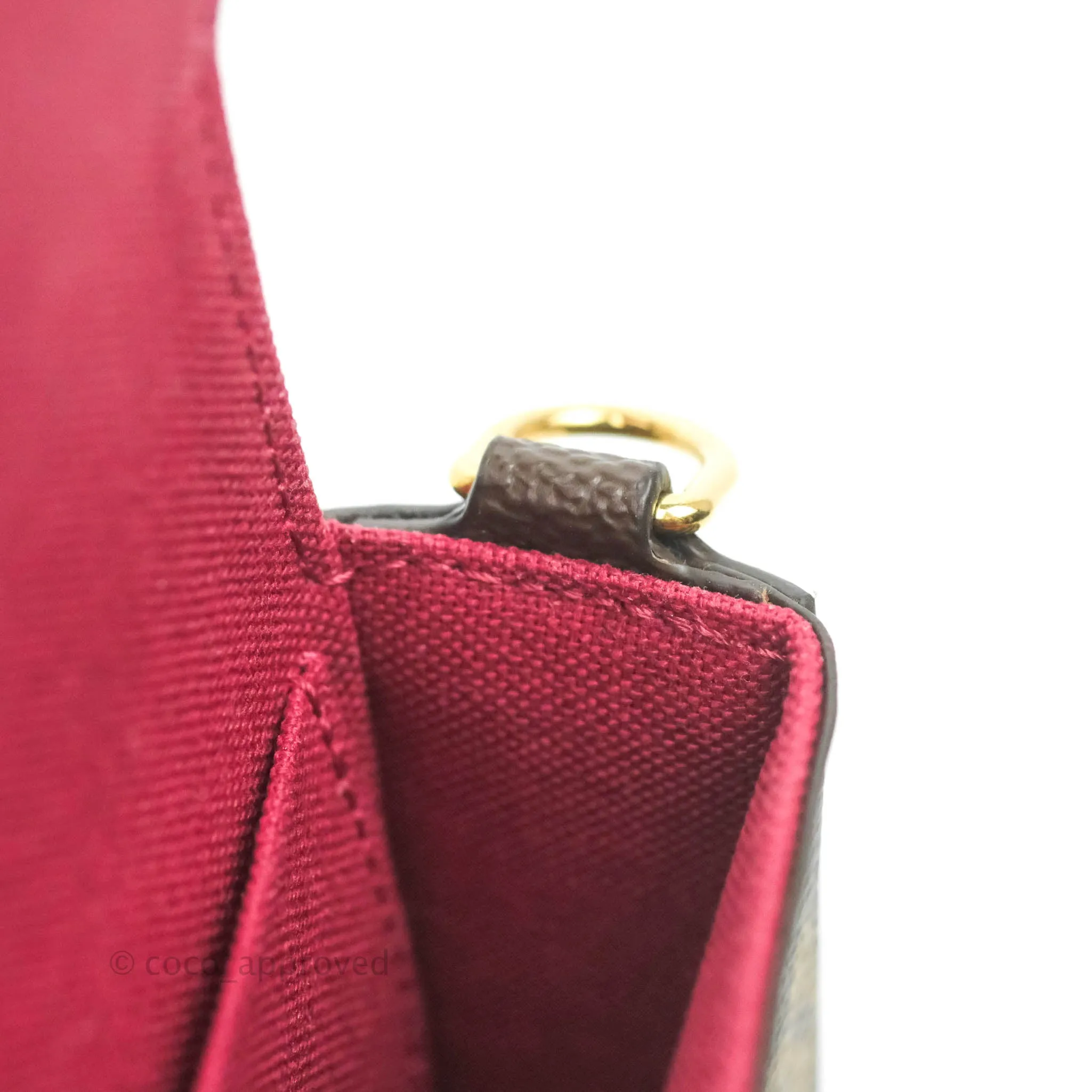 Louis Vuitton Flicie Pochette Monogram Canvas Fuchsia Pink