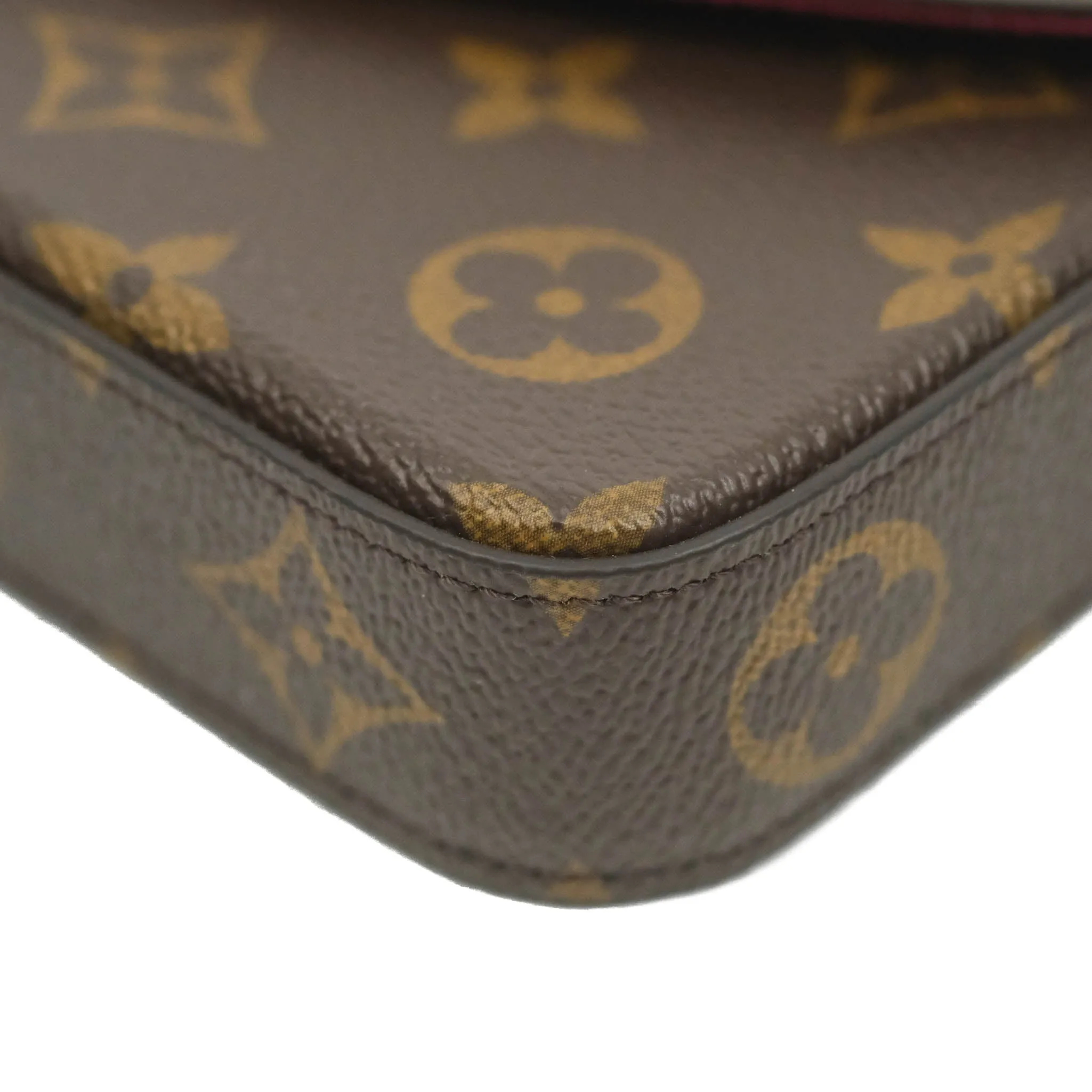 Louis Vuitton Flicie Pochette Monogram Canvas Fuchsia Pink