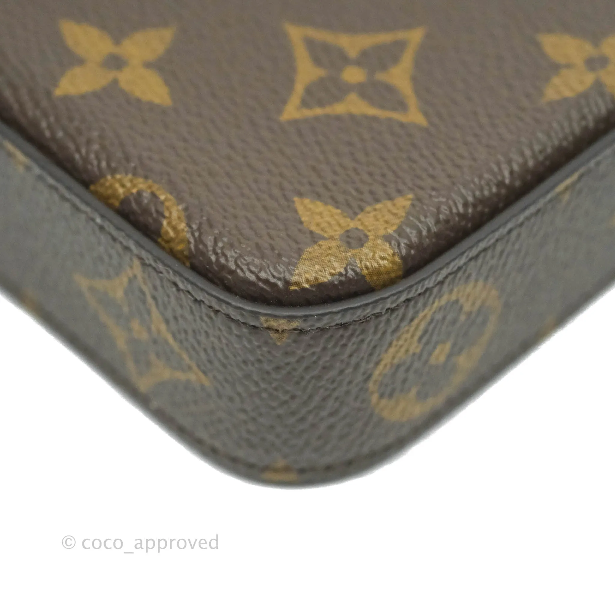 Louis Vuitton Flicie Pochette Monogram Canvas Fuchsia Pink