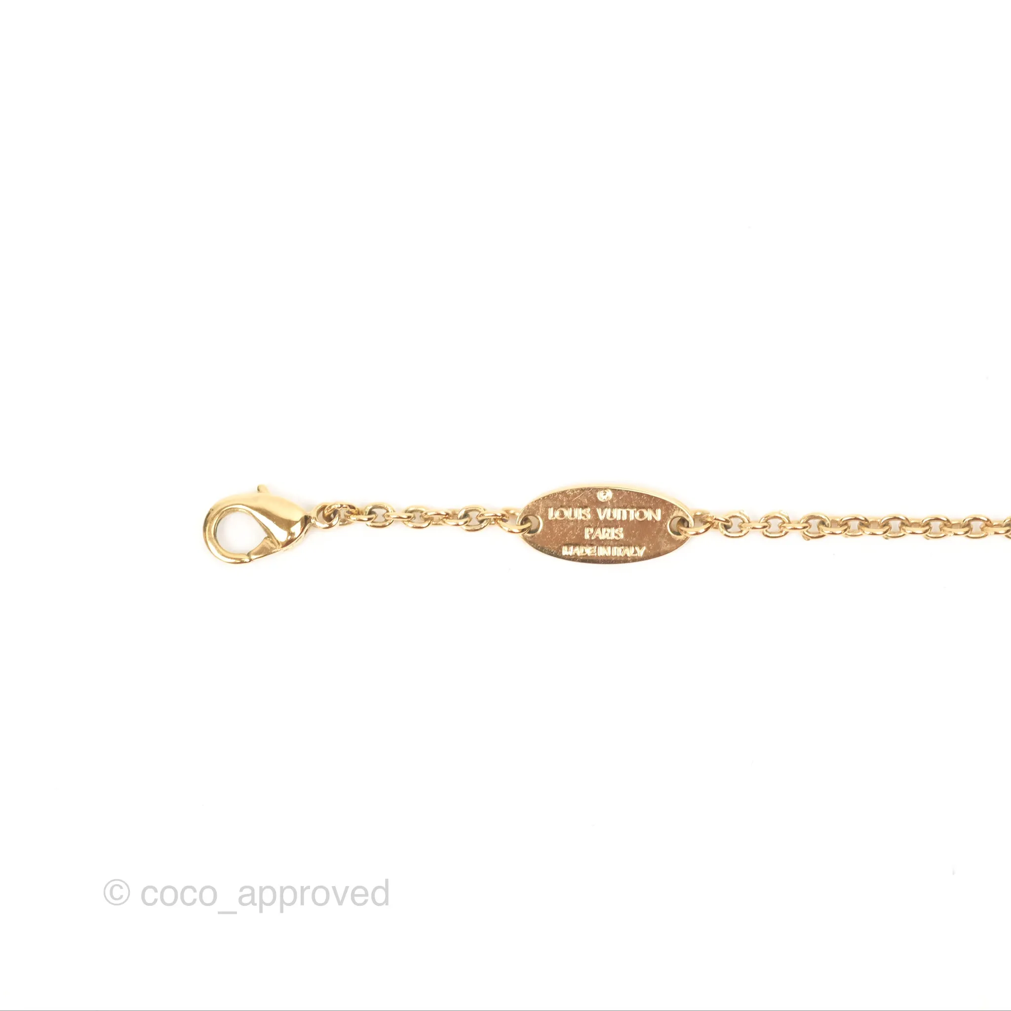 Louis Vuitton Iconic Necklace Gold Hardware