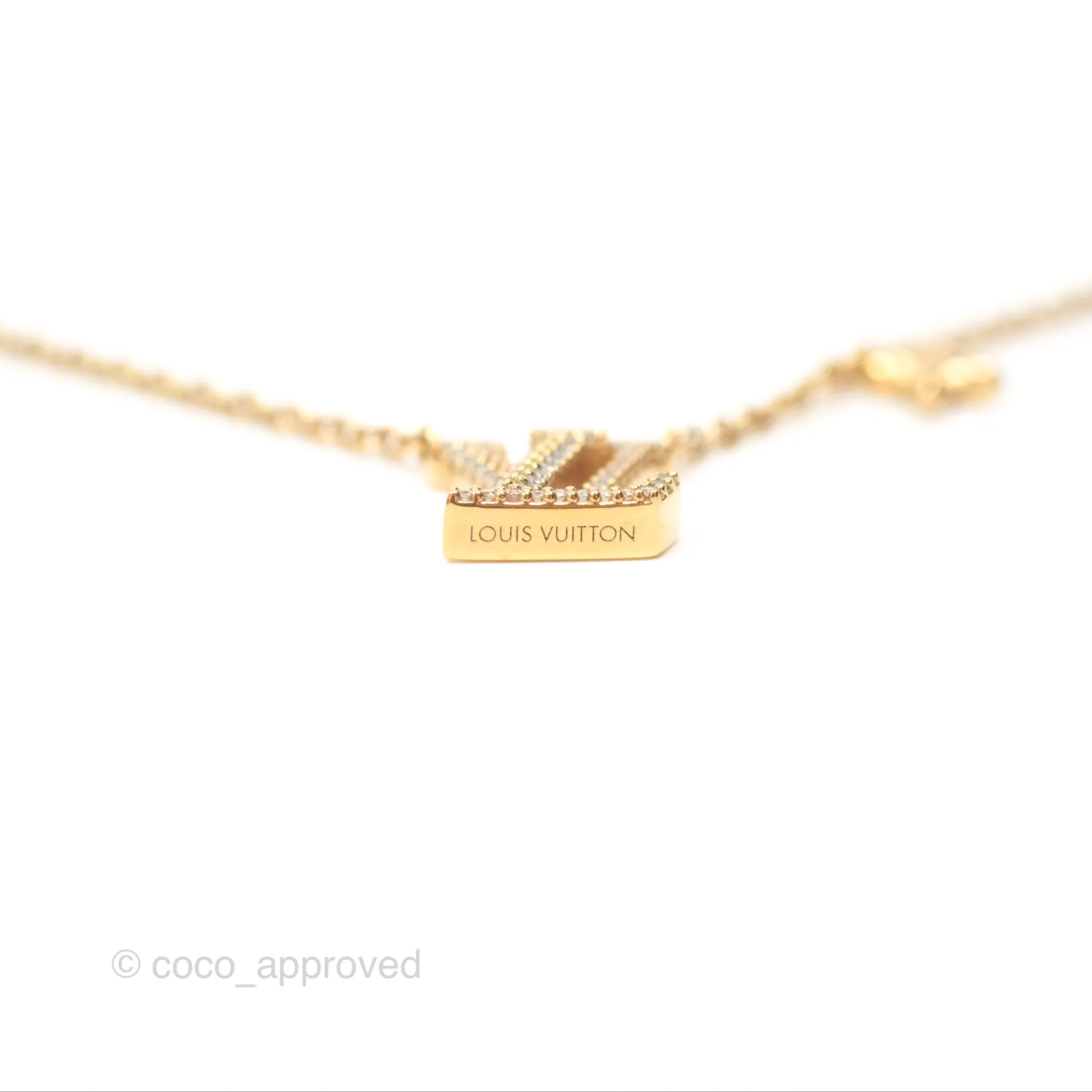 Louis Vuitton Iconic Necklace Gold Hardware