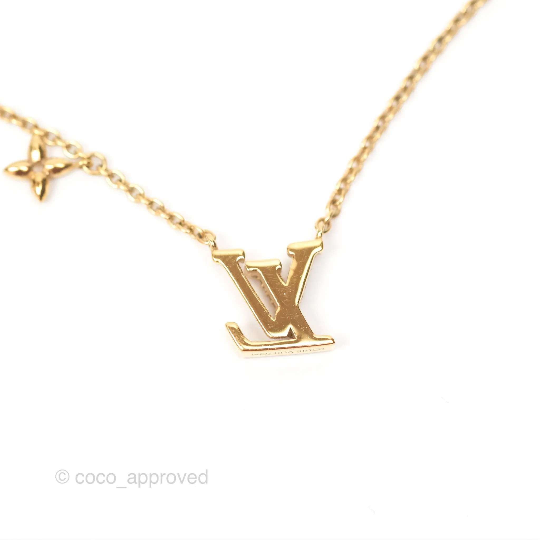 Louis Vuitton Iconic Necklace Gold Hardware