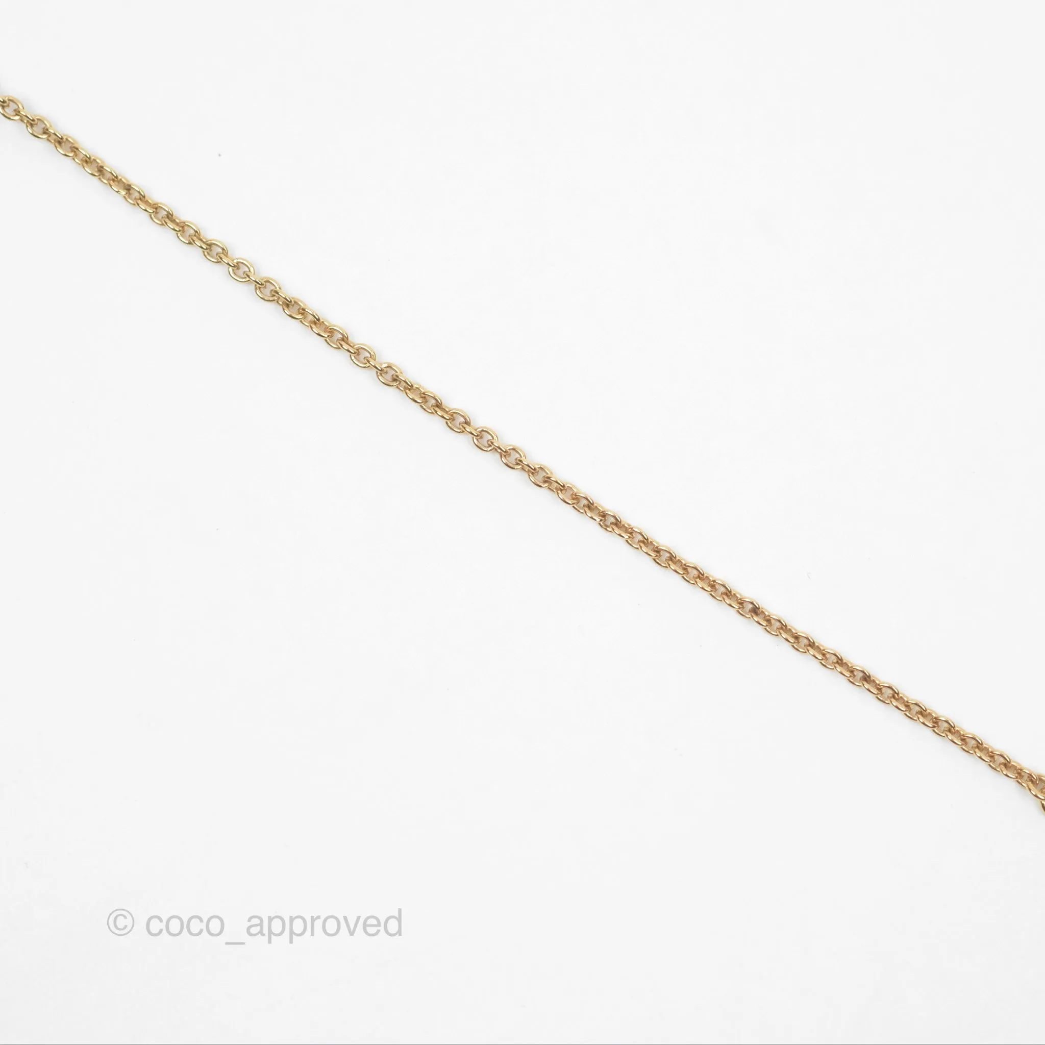 Louis Vuitton Iconic Tresor Necklace White/Pink Crystals Gold Tone