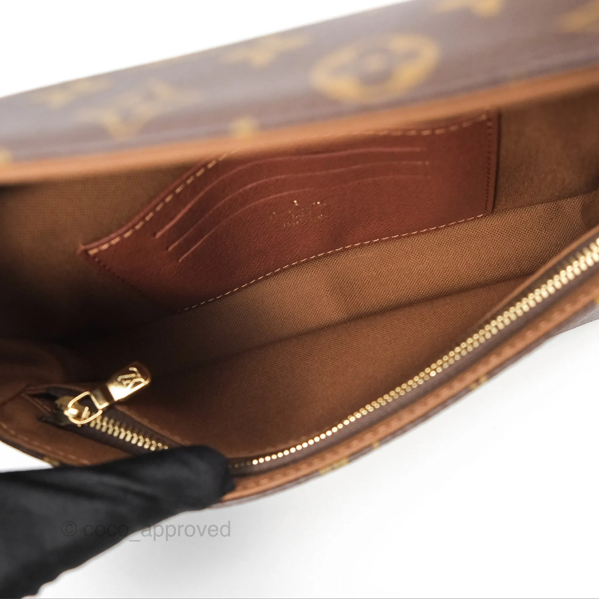 Louis Vuitton Ivy Wallet on Chain Monogram Canvas