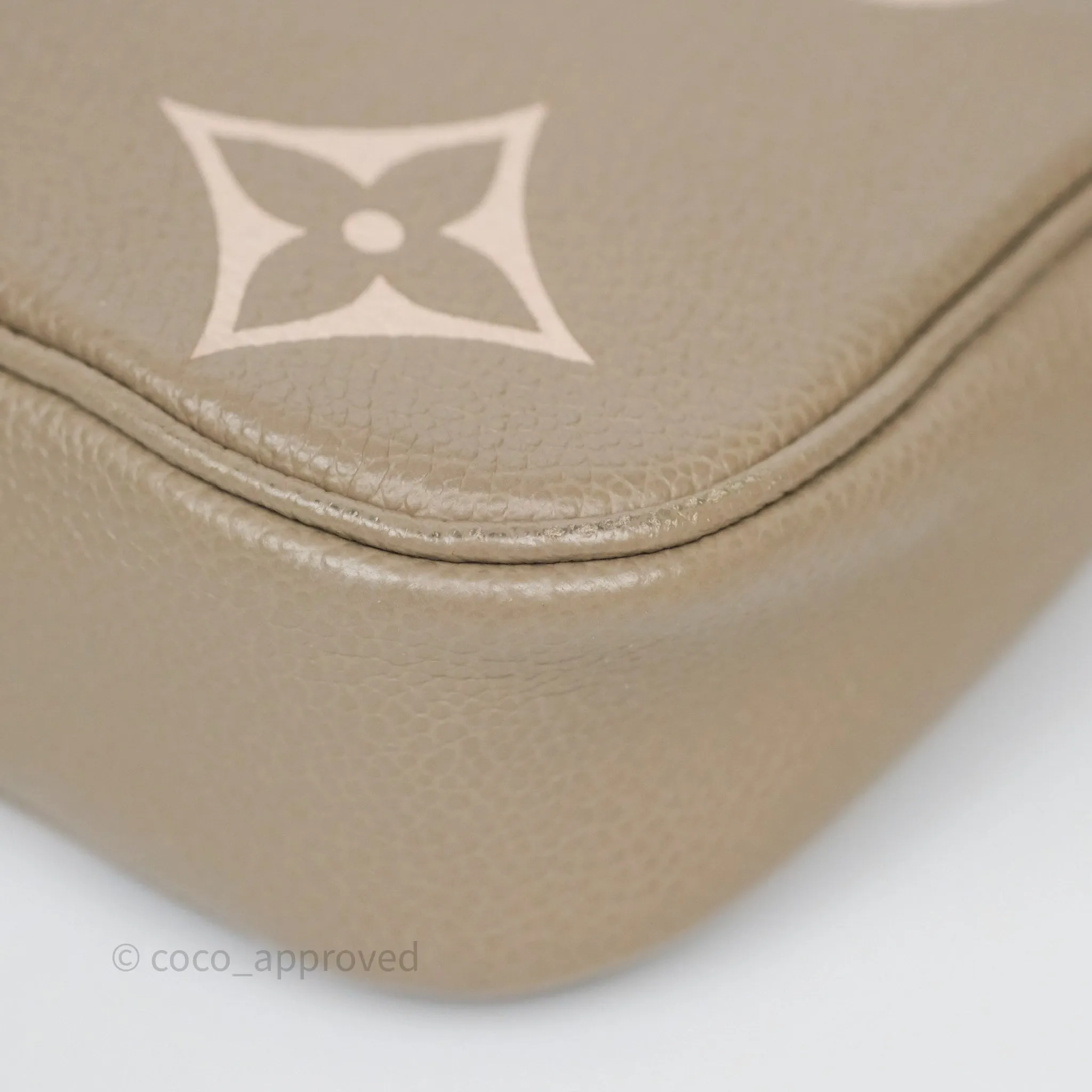 Louis Vuitton Ivy Wallet on Chain Monogram Empreinte Dove/Cream