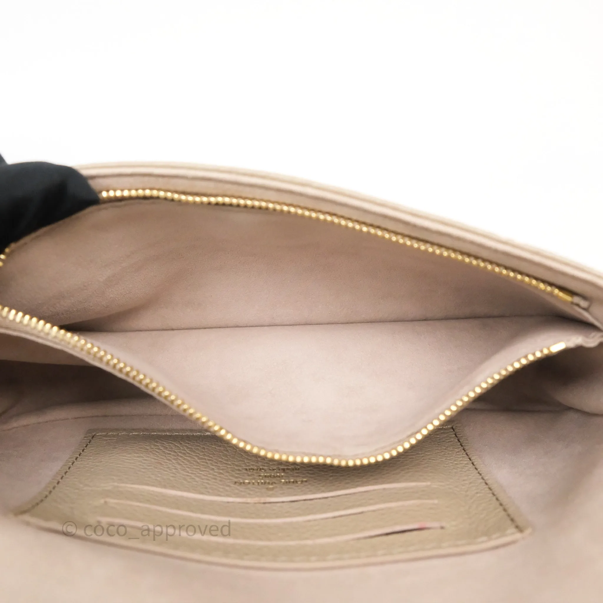 Louis Vuitton Ivy Wallet on Chain Monogram Empreinte Dove/Cream
