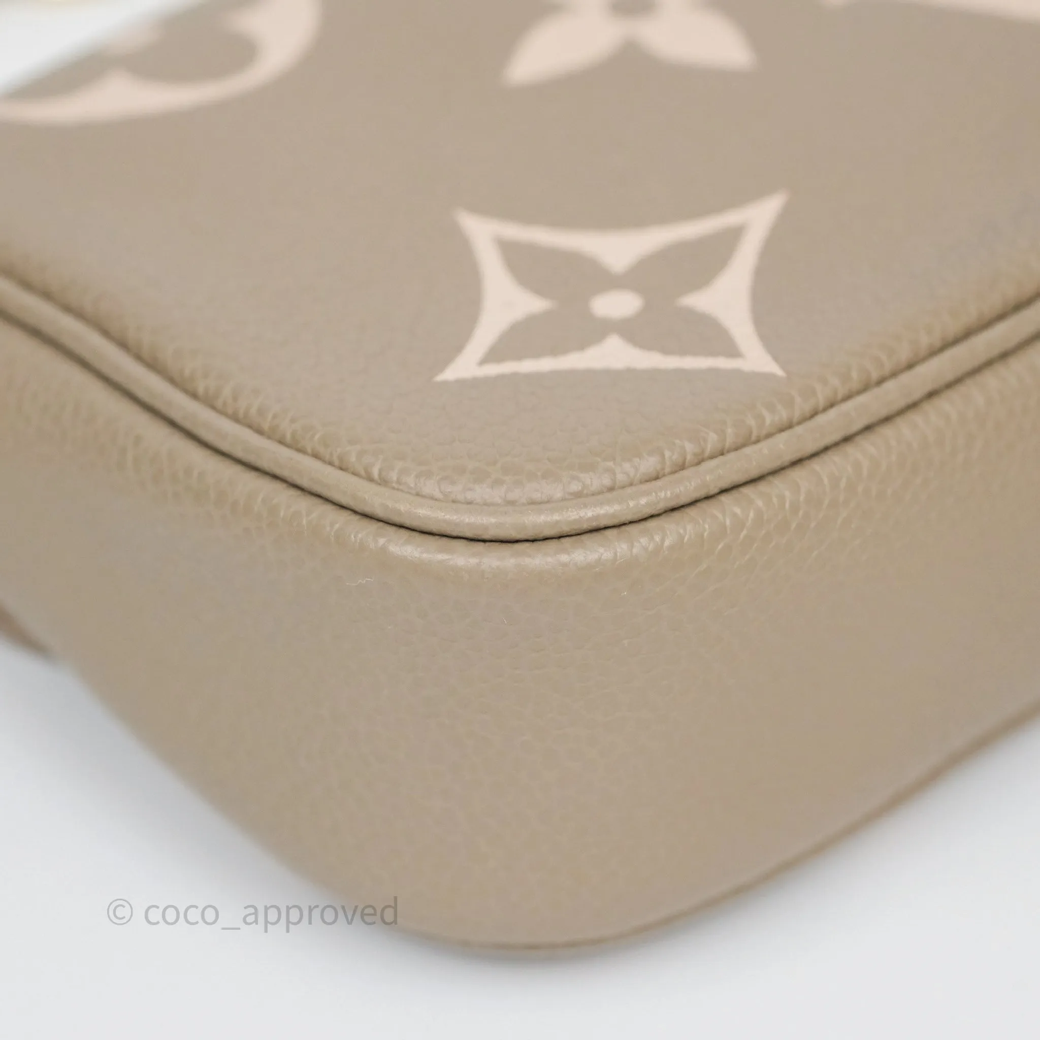 Louis Vuitton Ivy Wallet on Chain Monogram Empreinte Dove/Cream