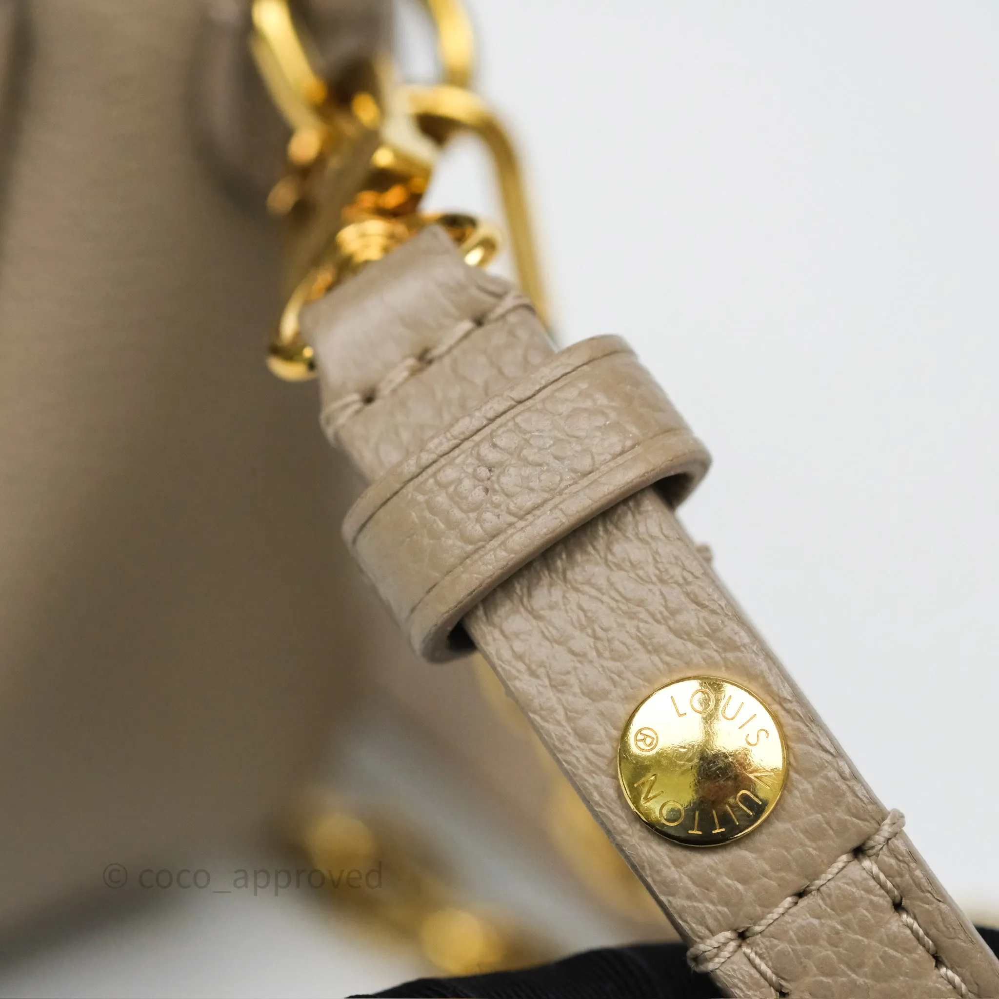 Louis Vuitton Ivy Wallet on Chain Monogram Empreinte Dove/Cream