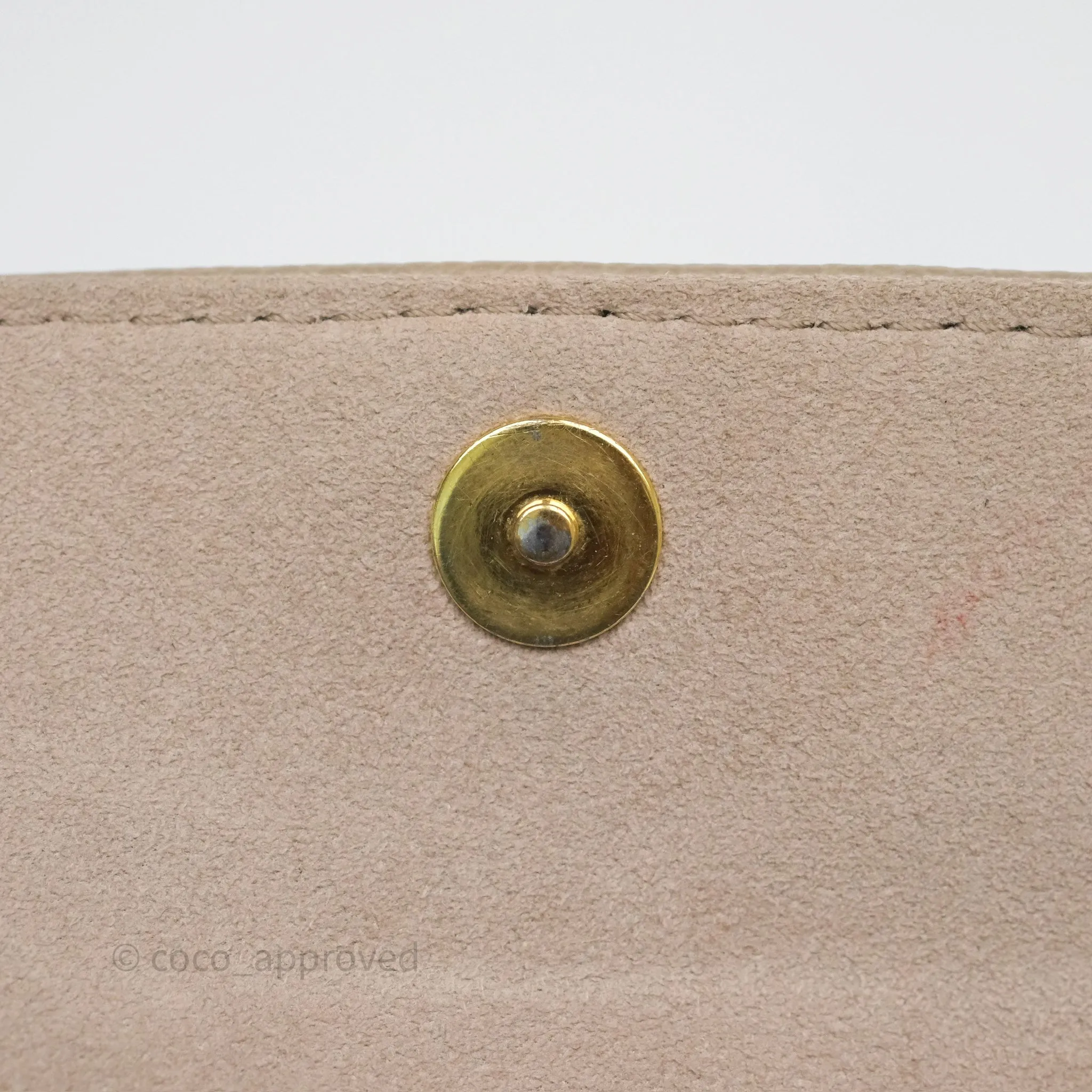 Louis Vuitton Ivy Wallet on Chain Monogram Empreinte Dove/Cream