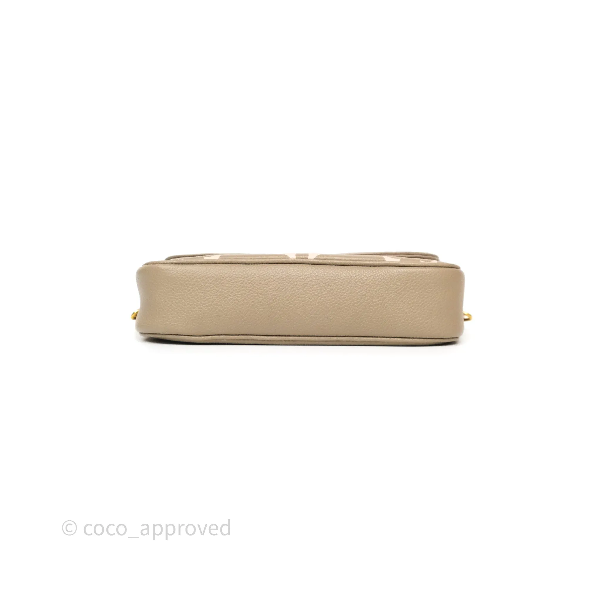 Louis Vuitton Ivy Wallet on Chain Monogram Empreinte Dove/Cream