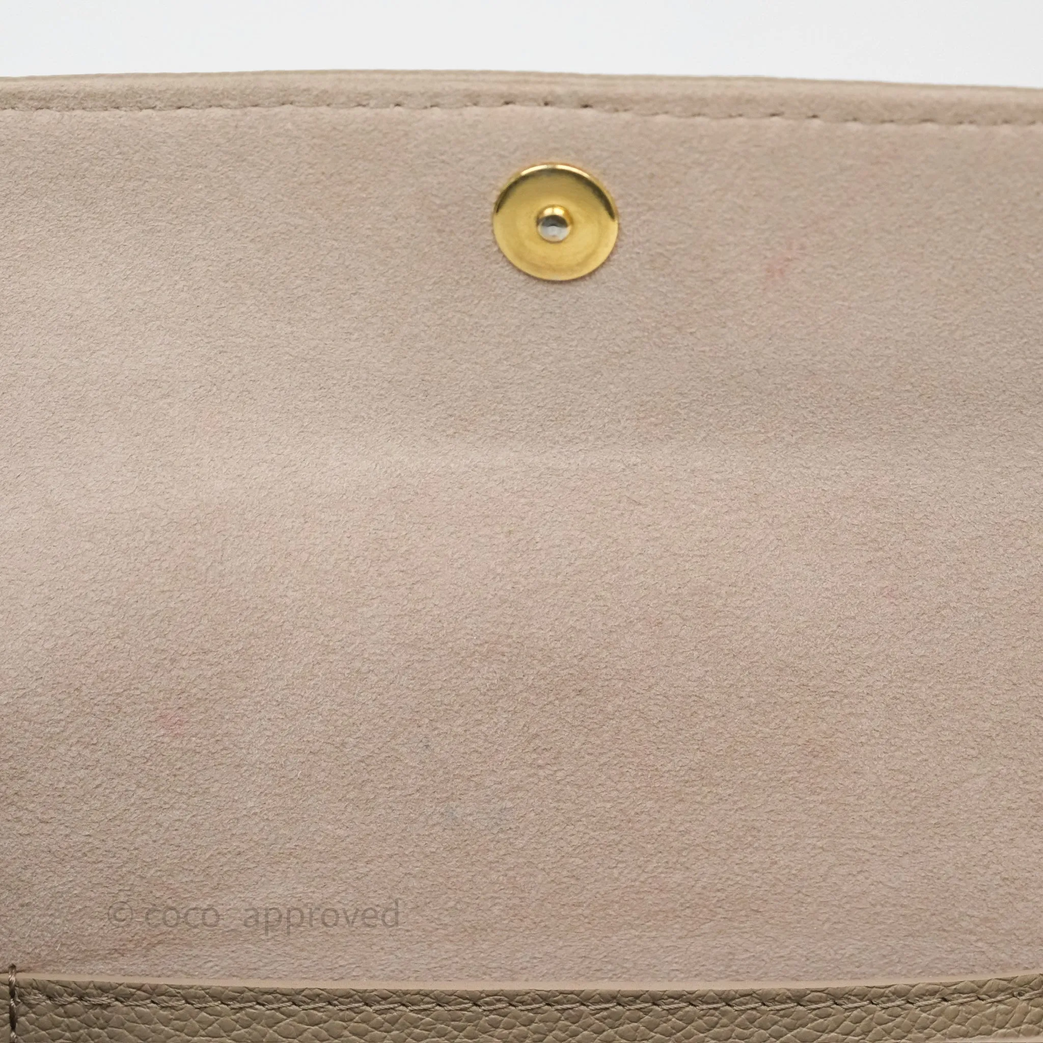 Louis Vuitton Ivy Wallet on Chain Monogram Empreinte Dove/Cream