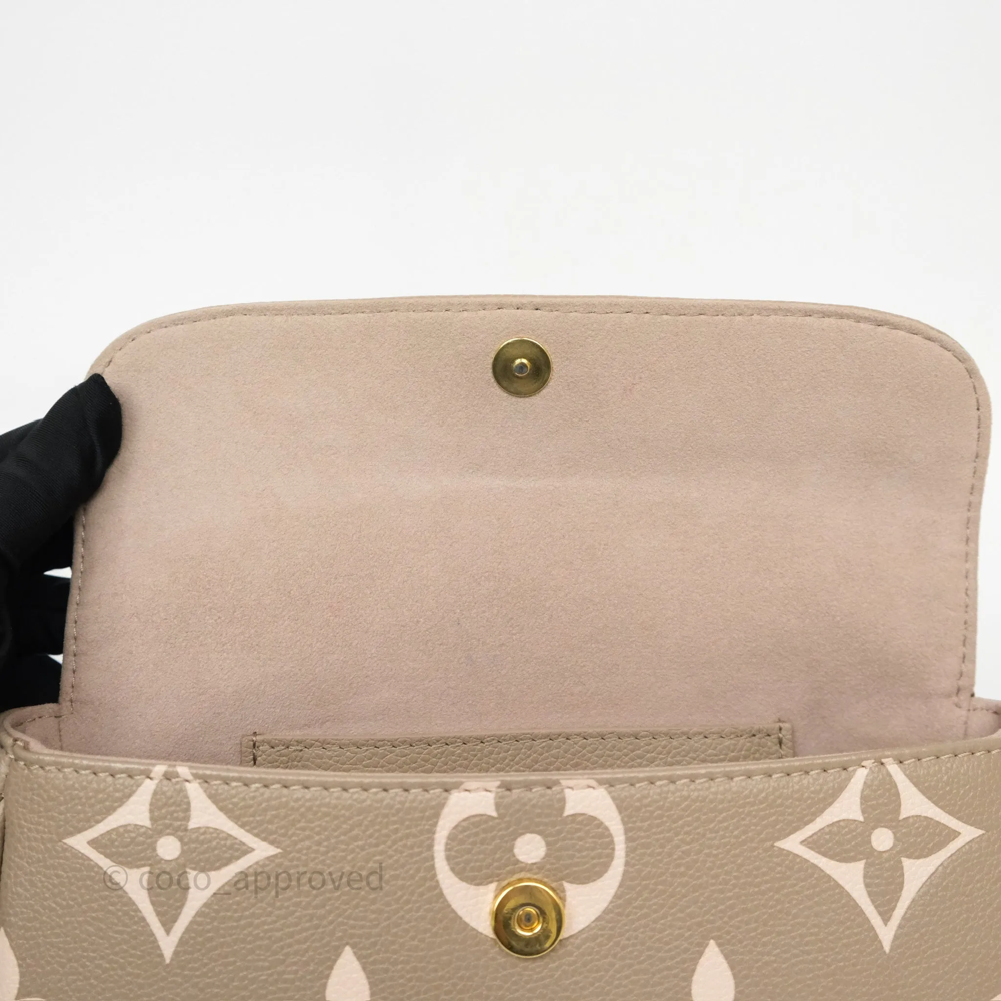 Louis Vuitton Ivy Wallet on Chain Monogram Empreinte Dove/Cream