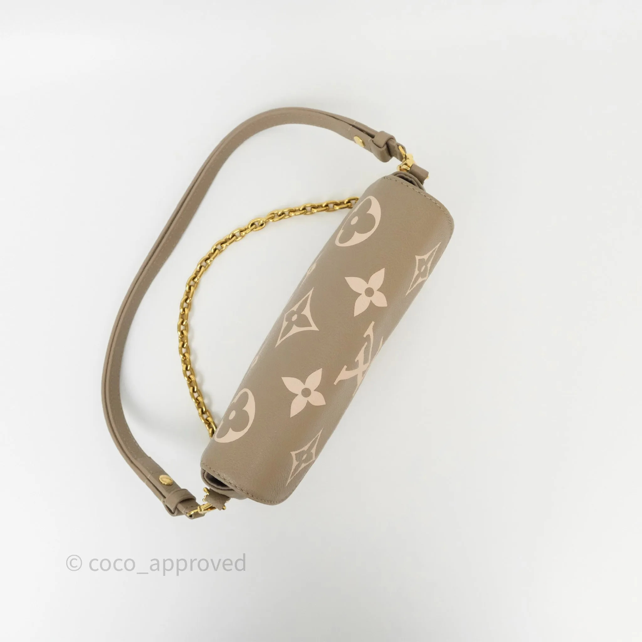 Louis Vuitton Ivy Wallet on Chain Monogram Empreinte Dove/Cream