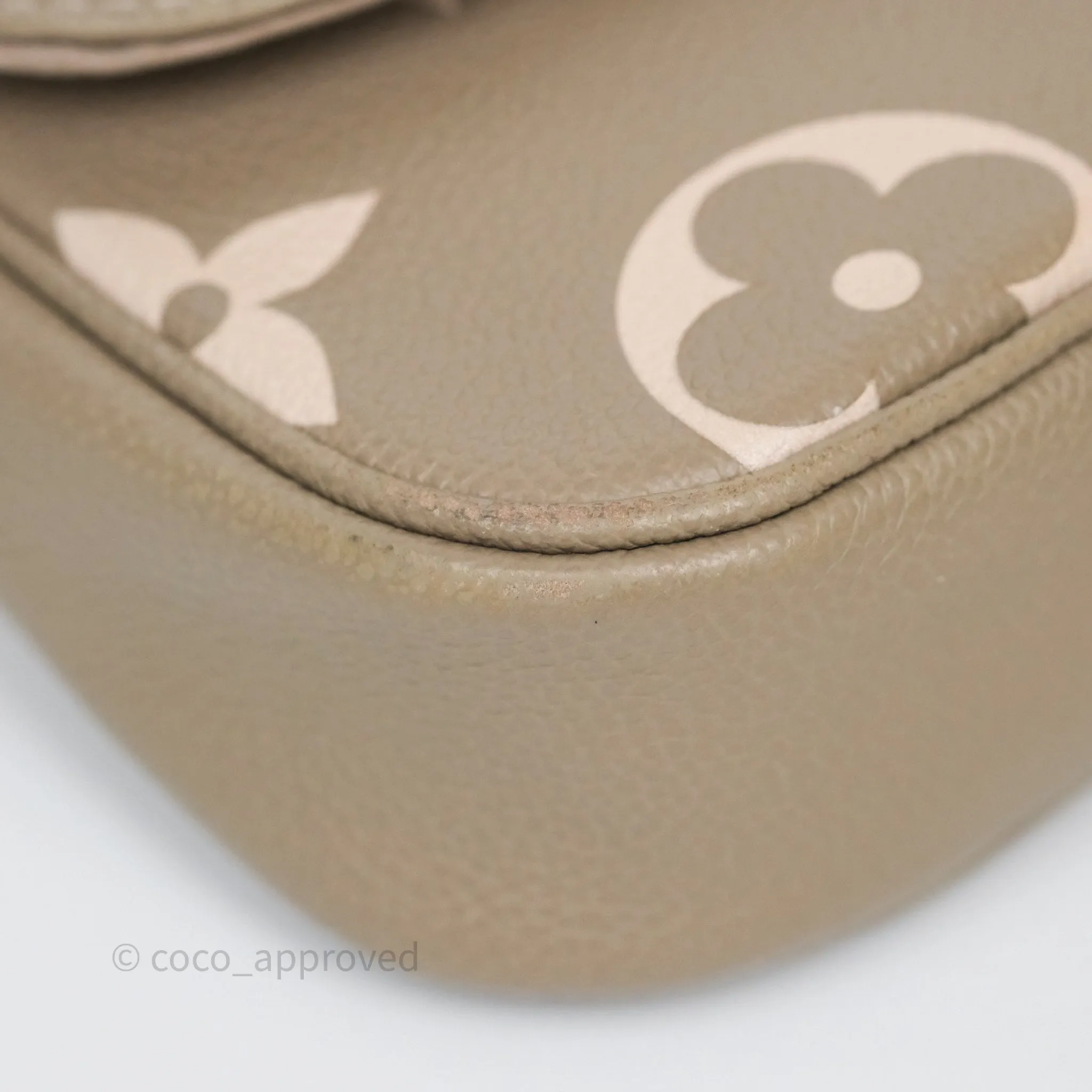 Louis Vuitton Ivy Wallet on Chain Monogram Empreinte Dove/Cream