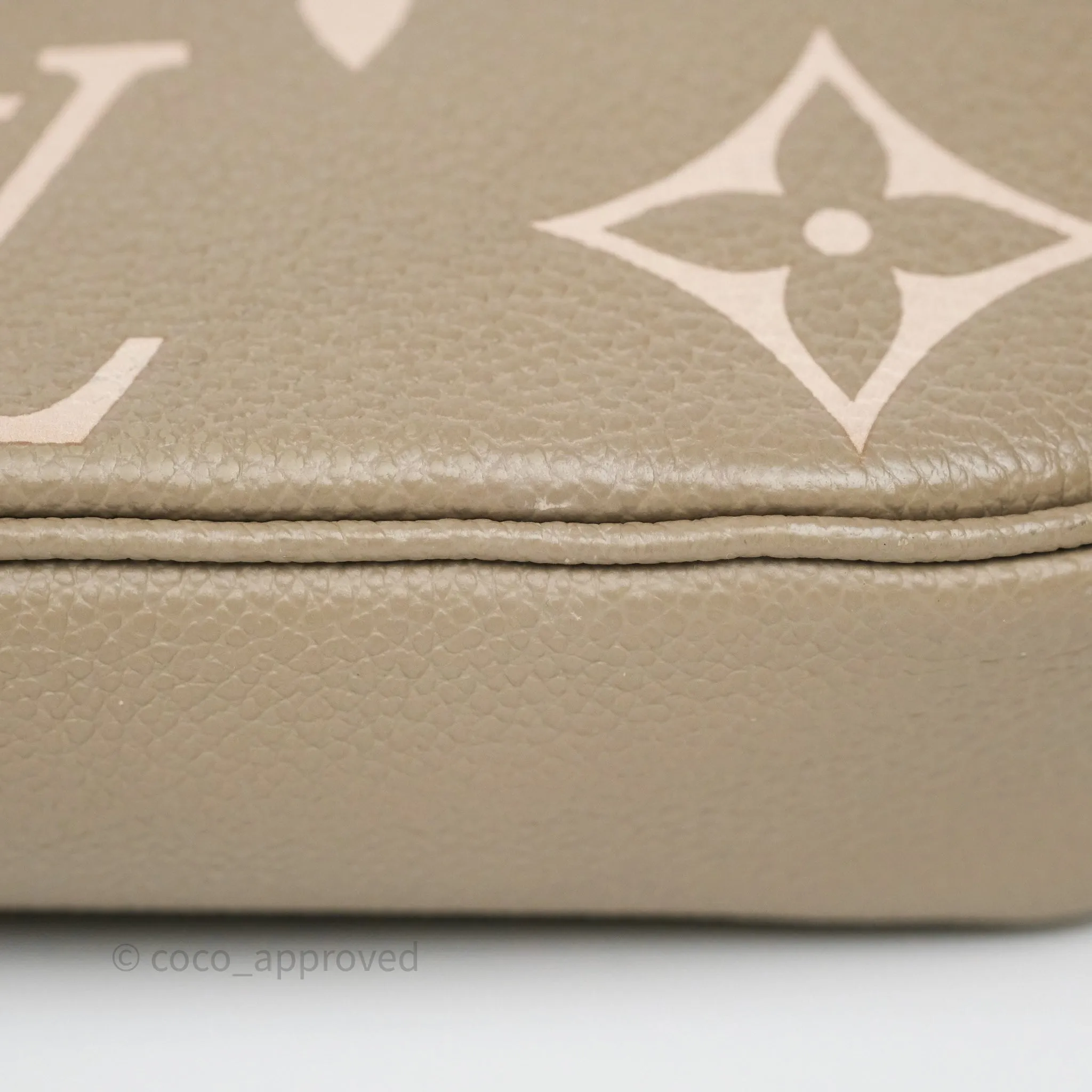Louis Vuitton Ivy Wallet on Chain Monogram Empreinte Dove/Cream