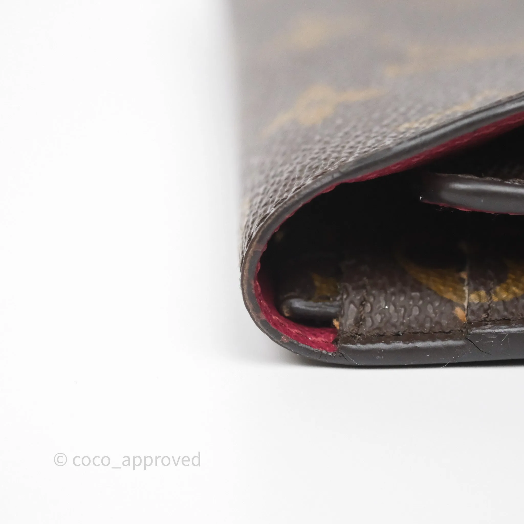 Louis Vuitton Josephine Wallet Monogram Canvas Fuchsia