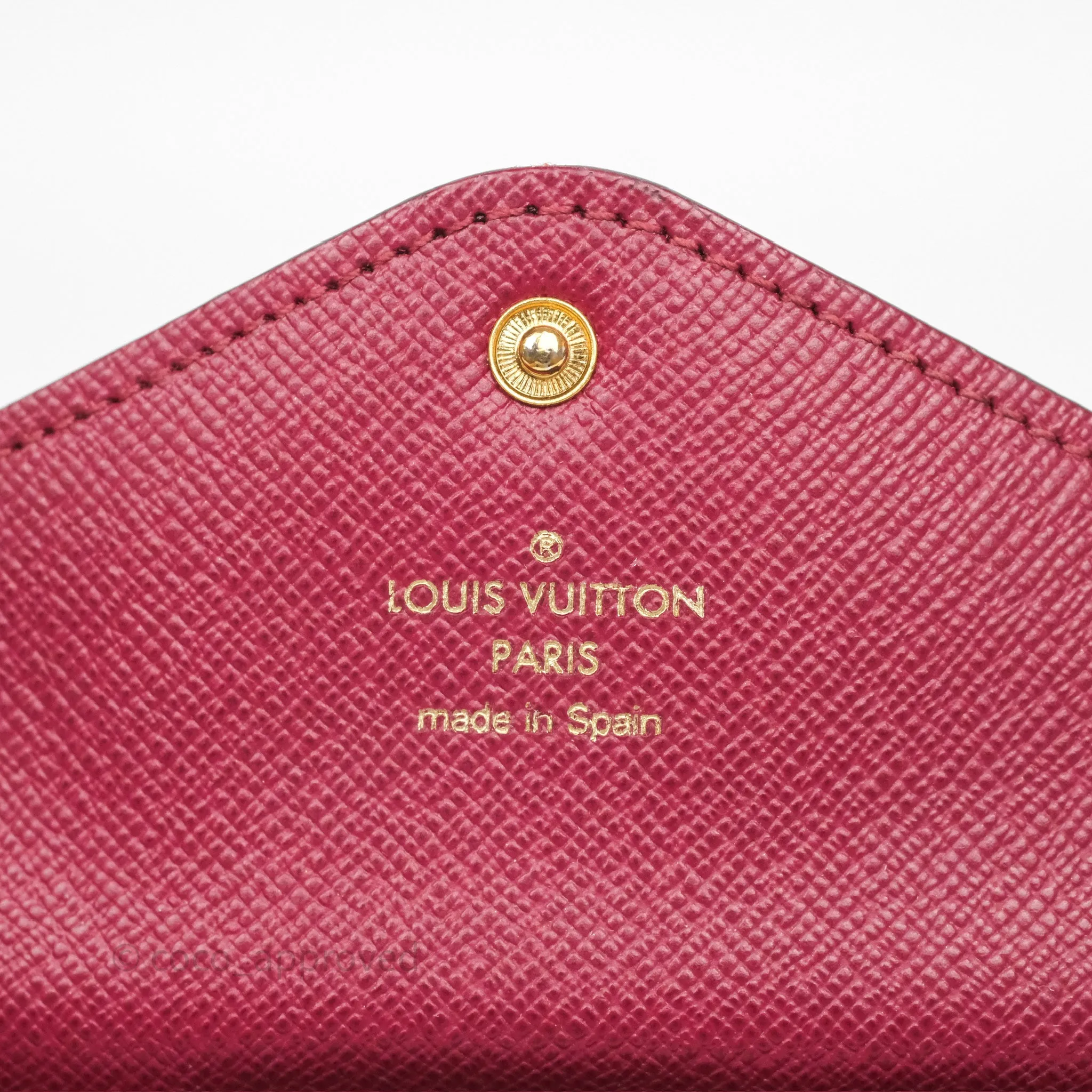 Louis Vuitton Josephine Wallet Monogram Canvas Fuchsia