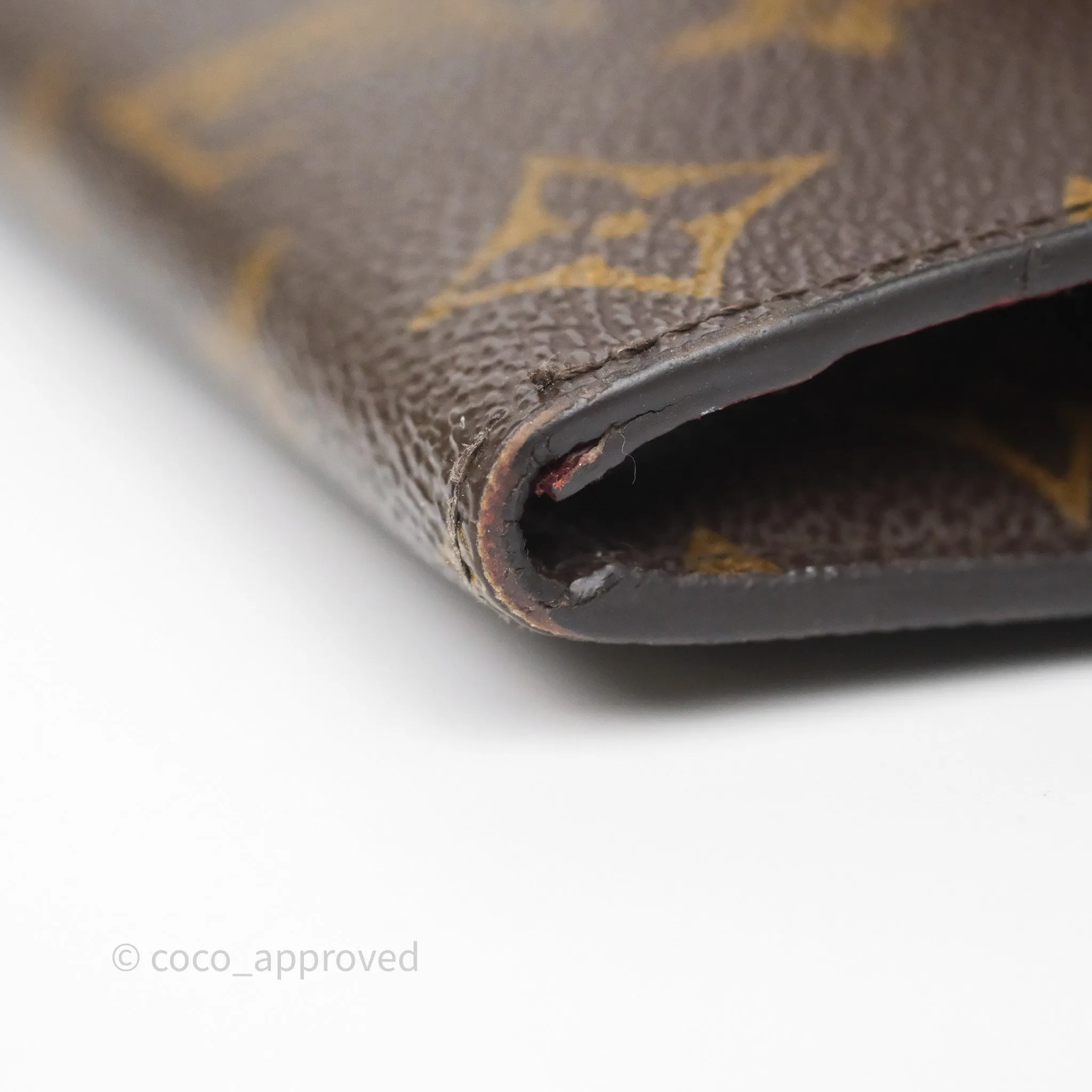 Louis Vuitton Josephine Wallet Monogram Canvas Fuchsia