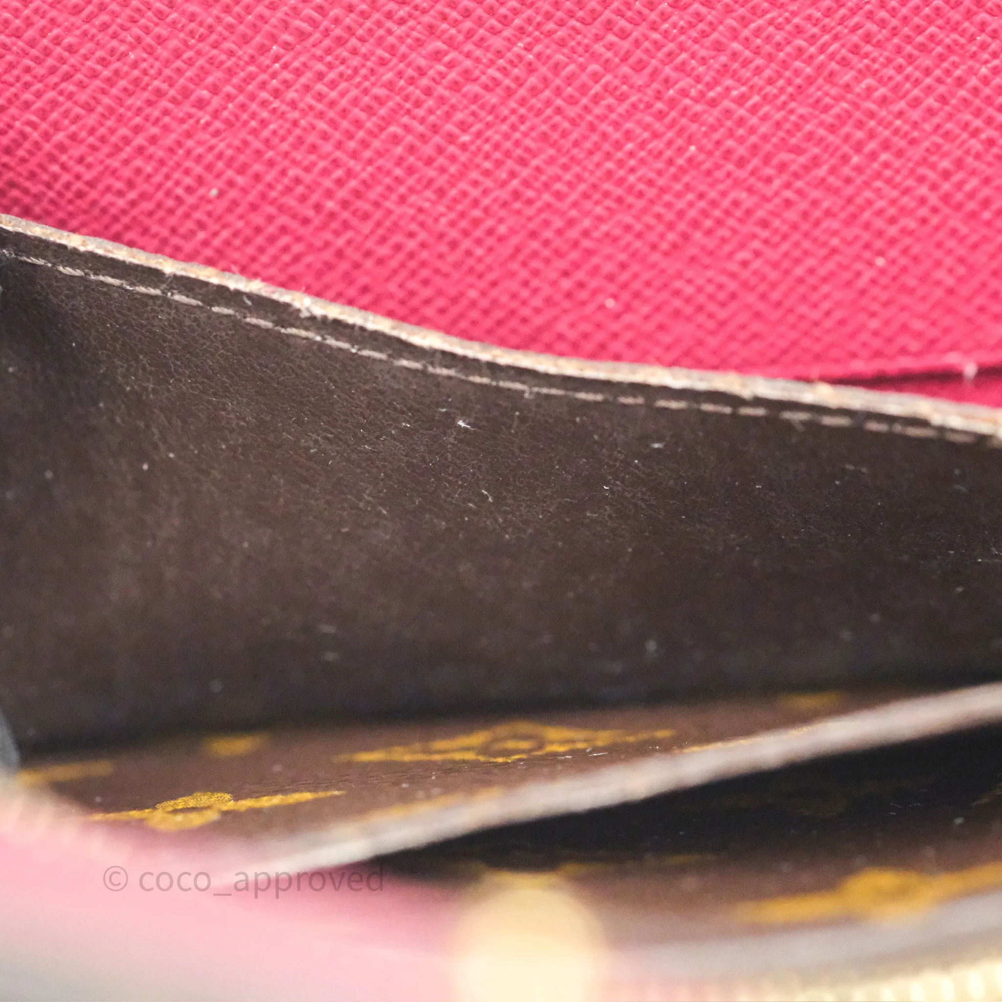 Louis Vuitton Josephine Wallet Monogram Canvas Fuchsia