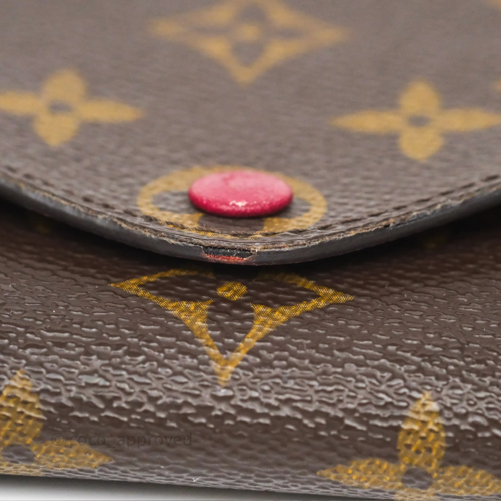 Louis Vuitton Josephine Wallet Monogram Canvas Fuchsia