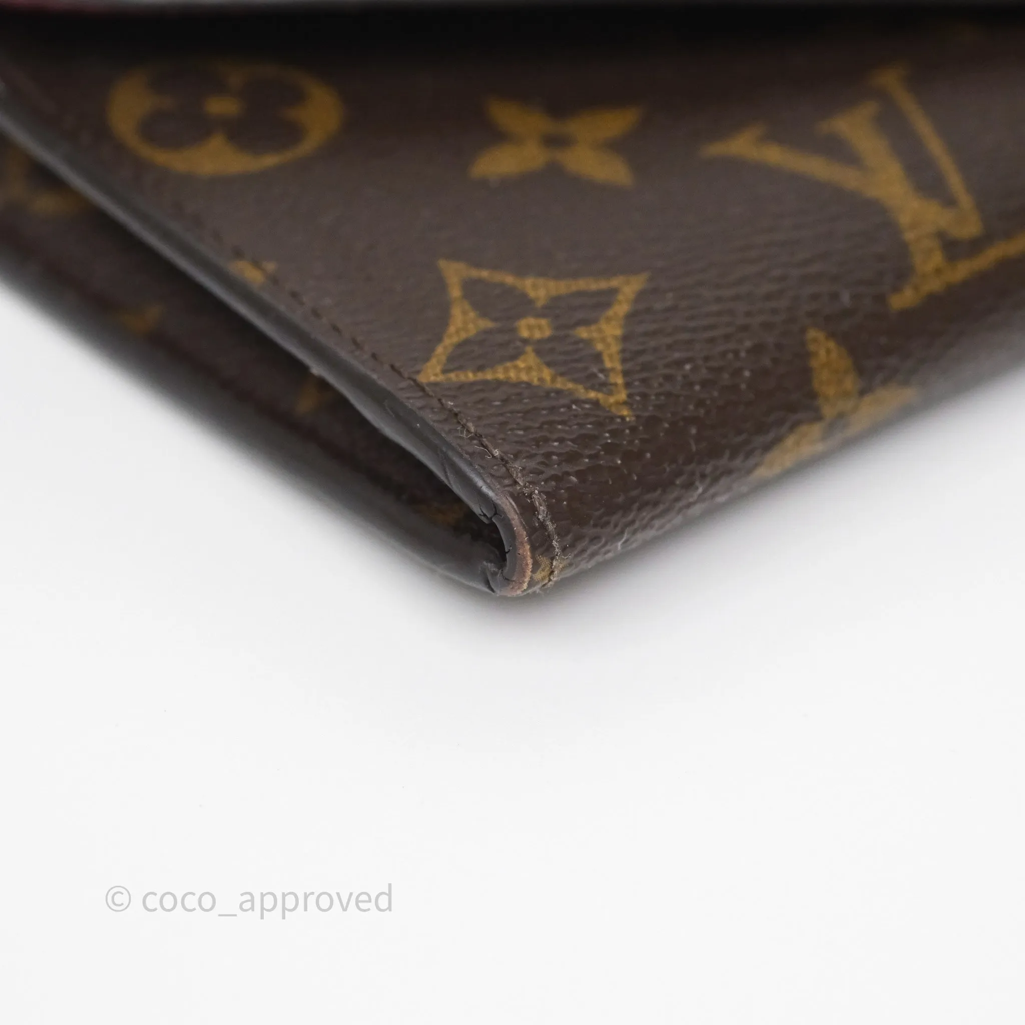 Louis Vuitton Josephine Wallet Monogram Canvas Fuchsia